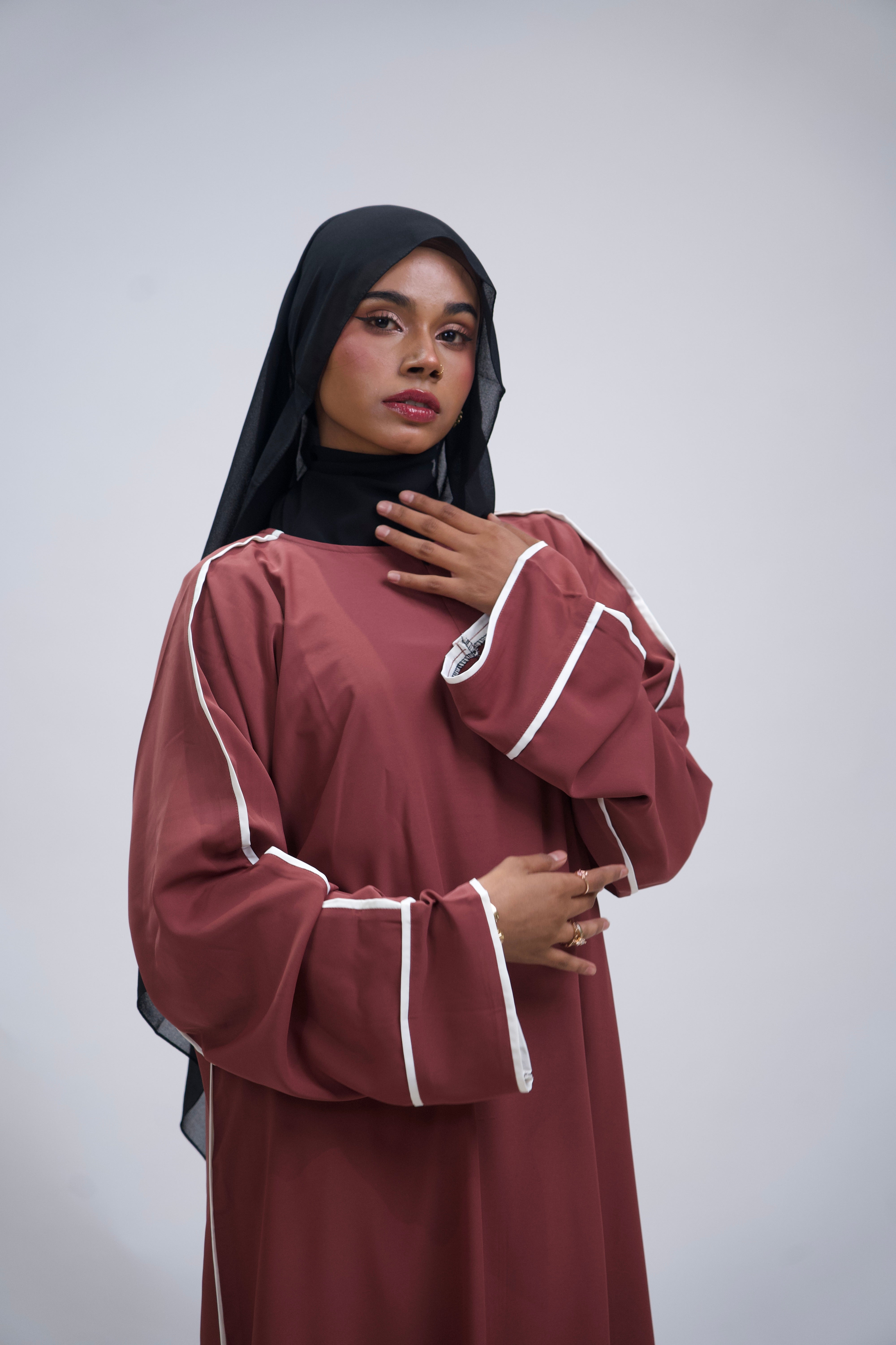 BASIC ABAYAH - FRONT ZIP