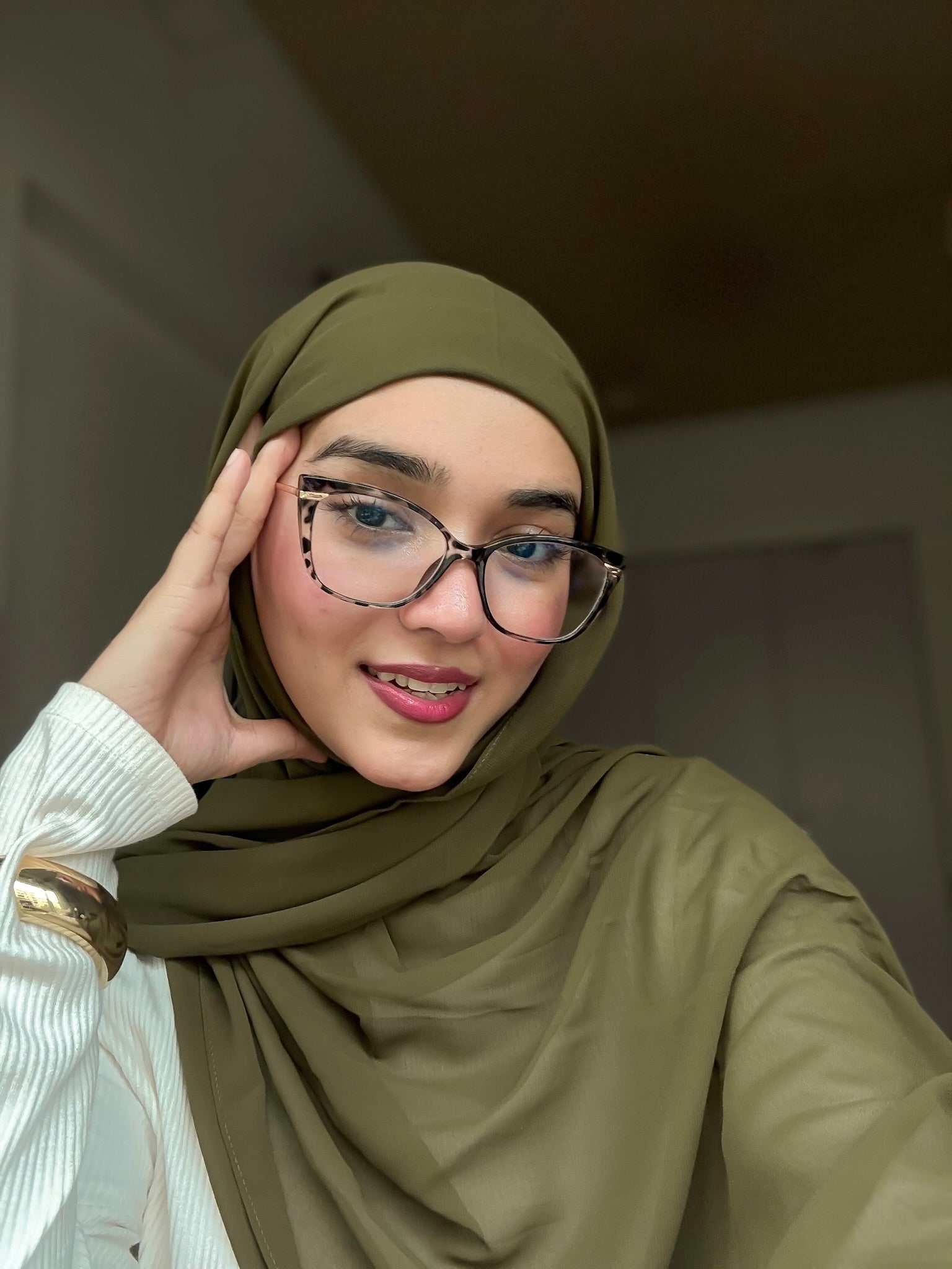 Instant Hijab - Olive Green
