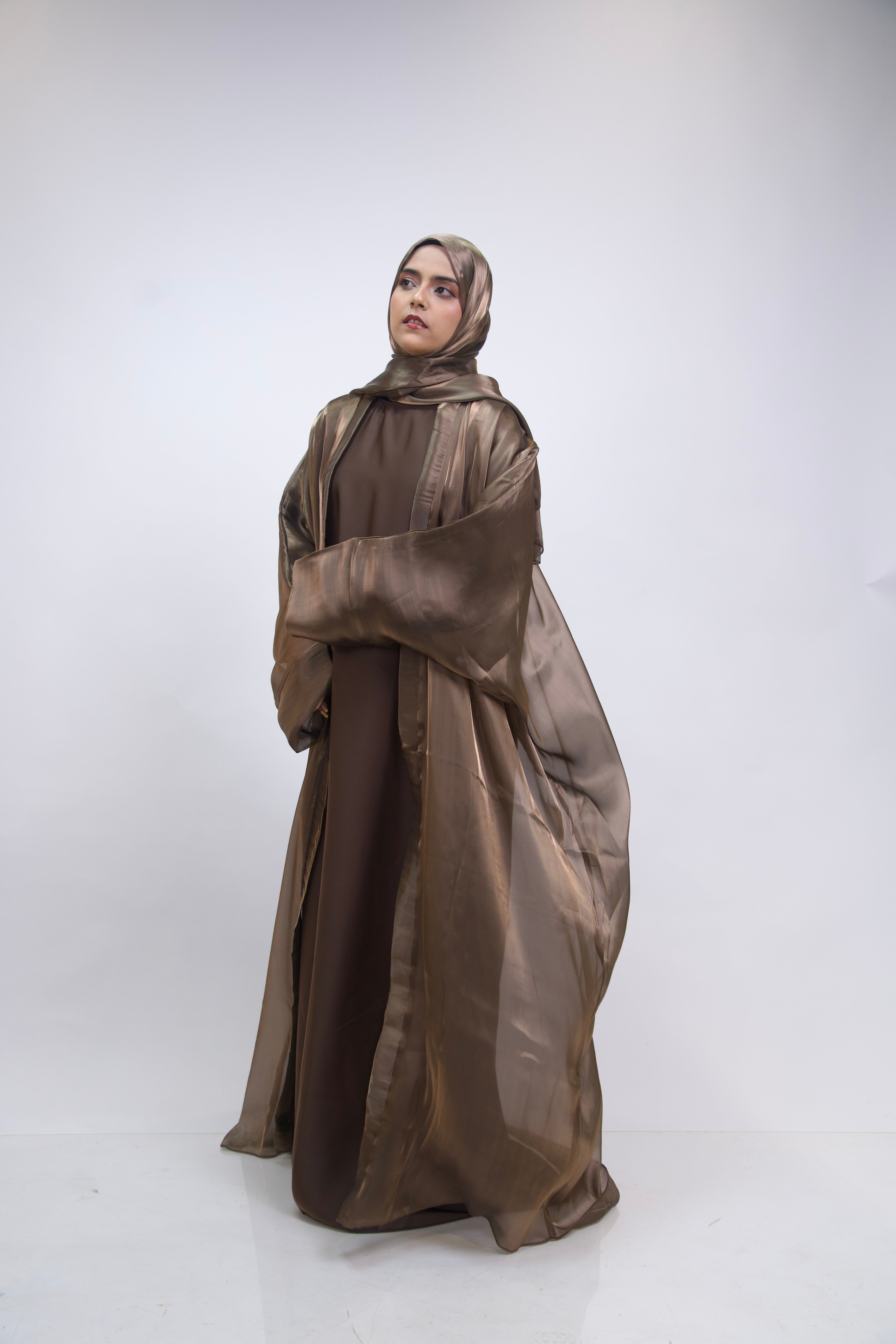 KHALEEJI ABAYAH - BROWN