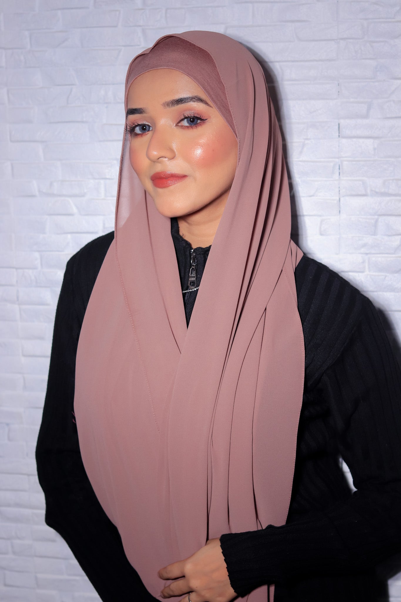 Matching Hijab Set - Nude – anahco