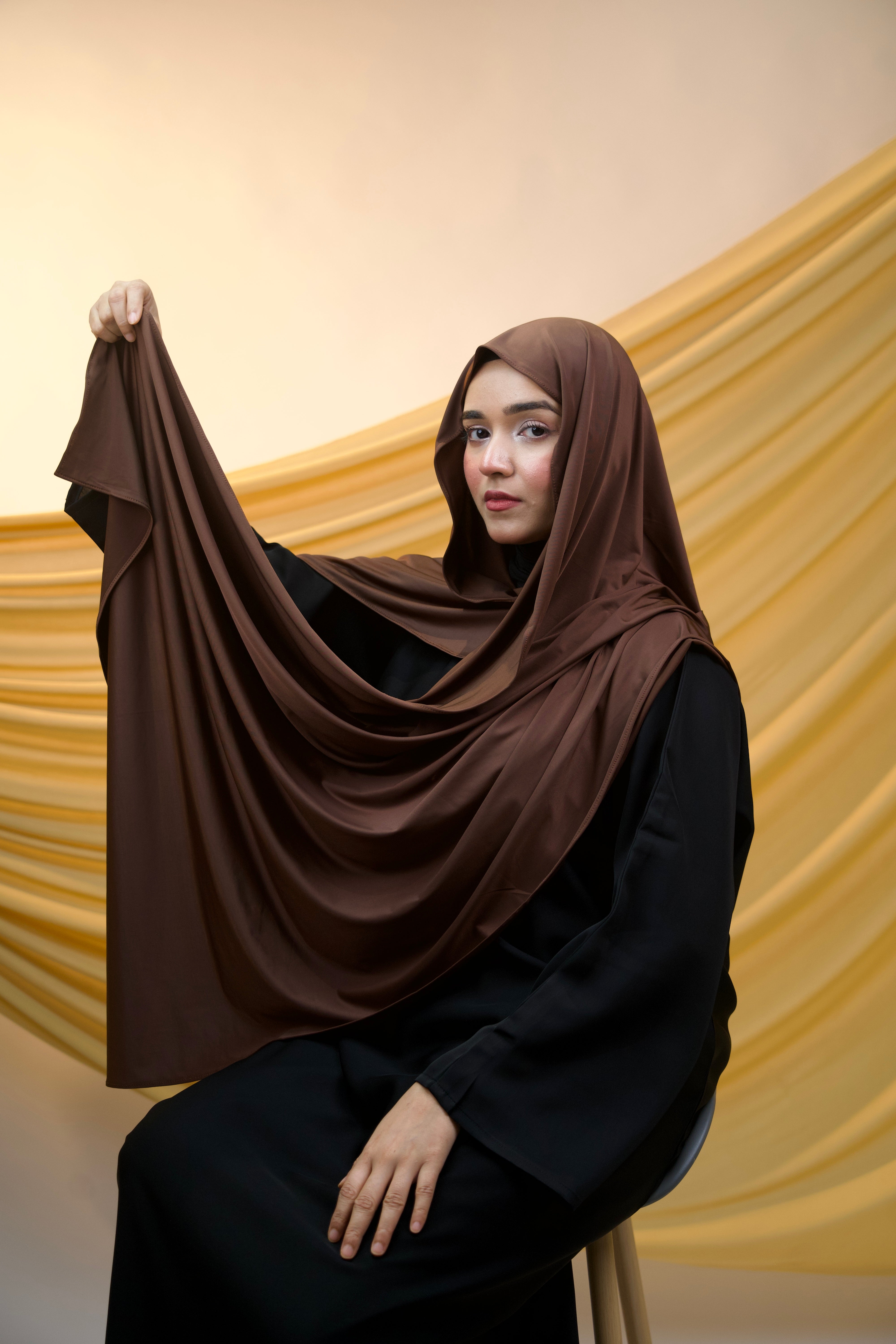 Premium Liquid Jersey - Chocolate Brown