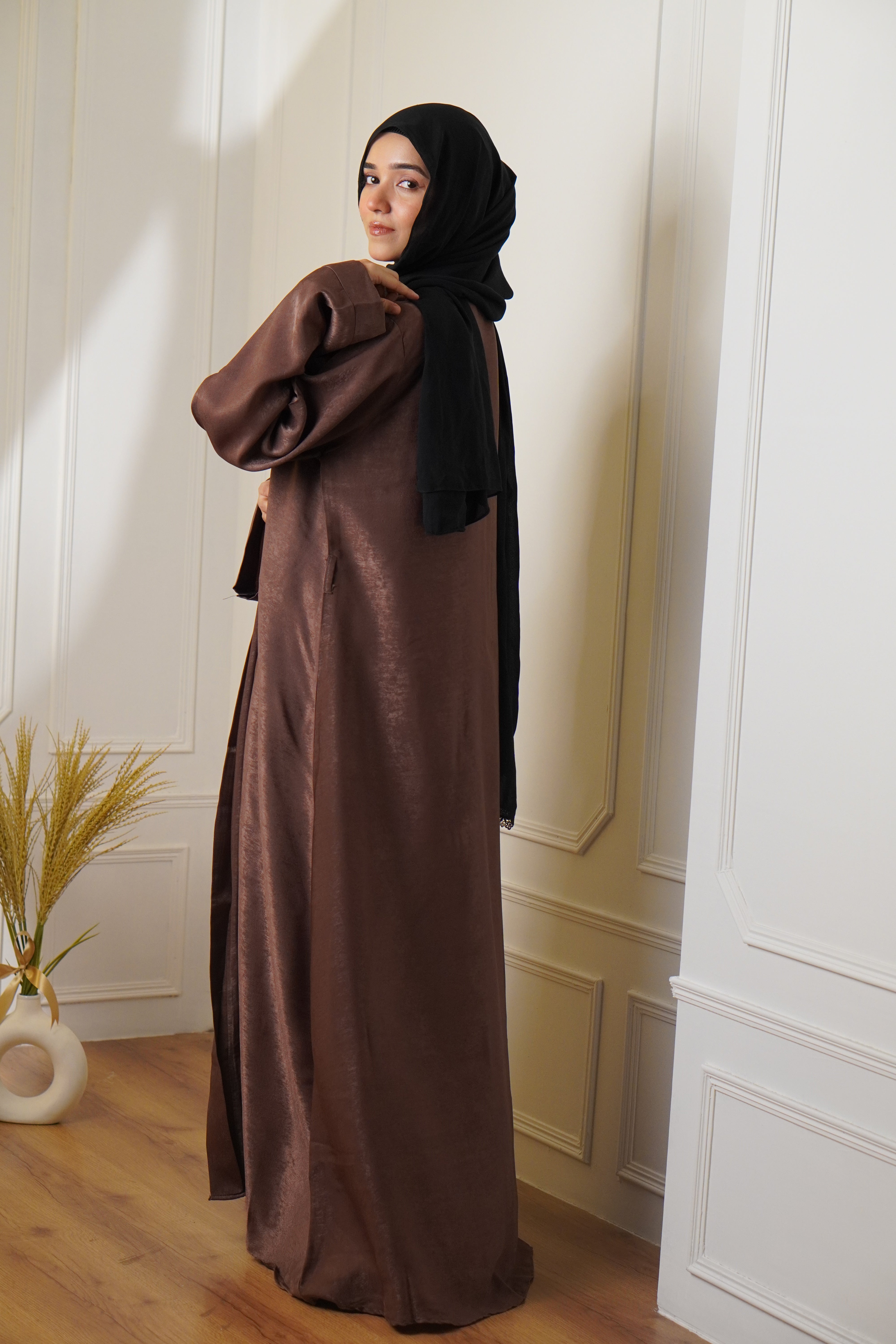 VELVET TOUCH ABAYAH - MAUVE