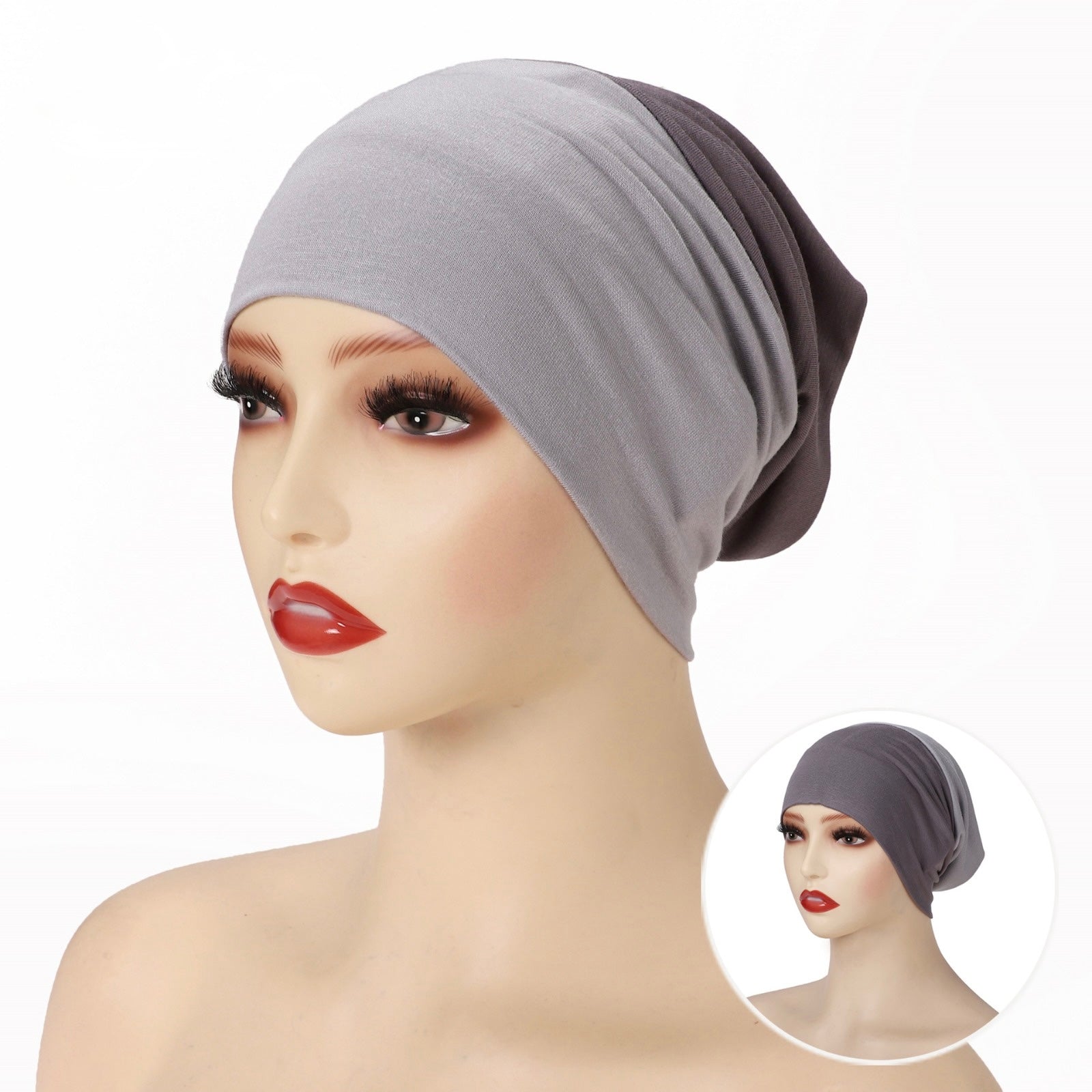 TwoTone Hijab Cap