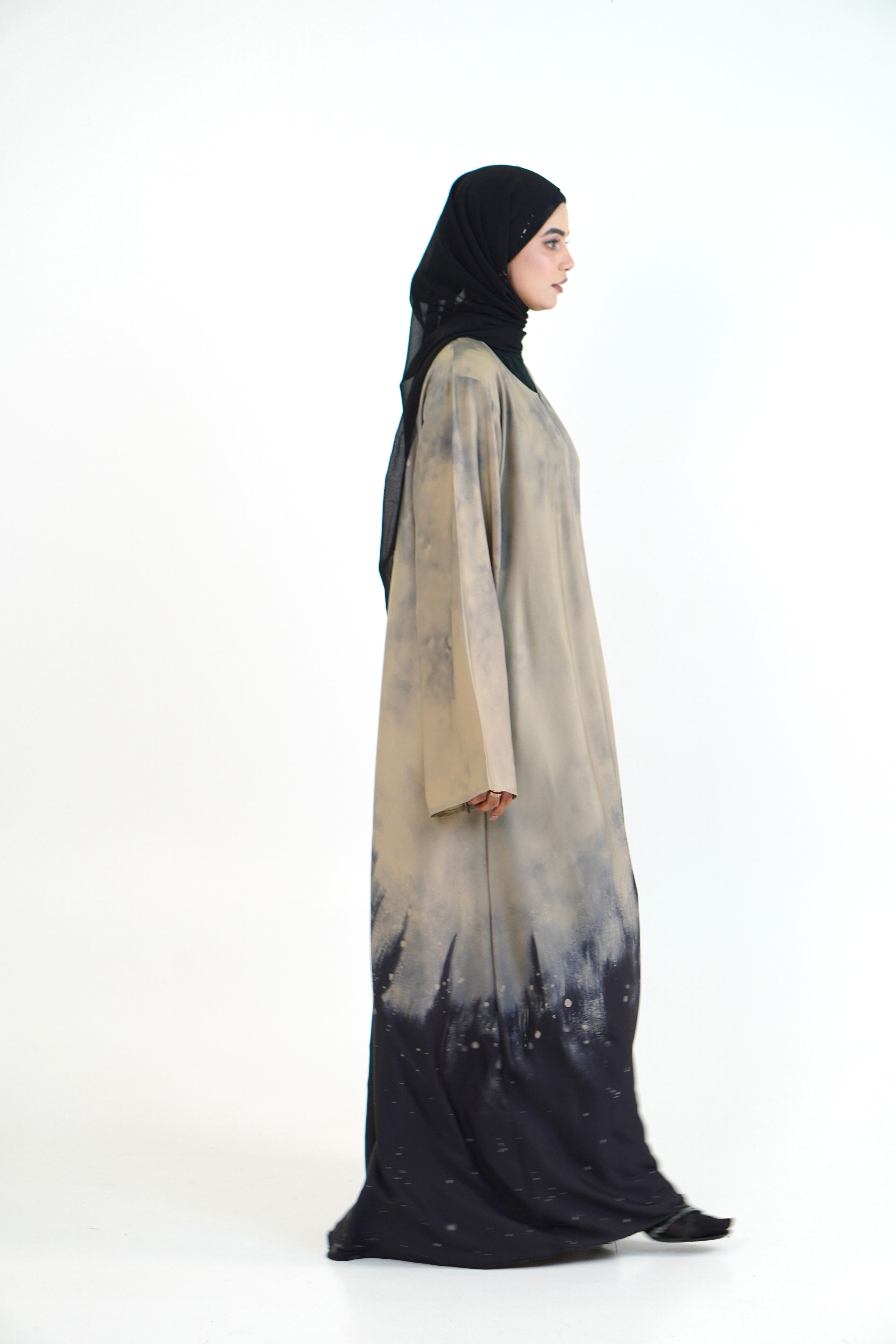 Gradient Abayah - Midnight
