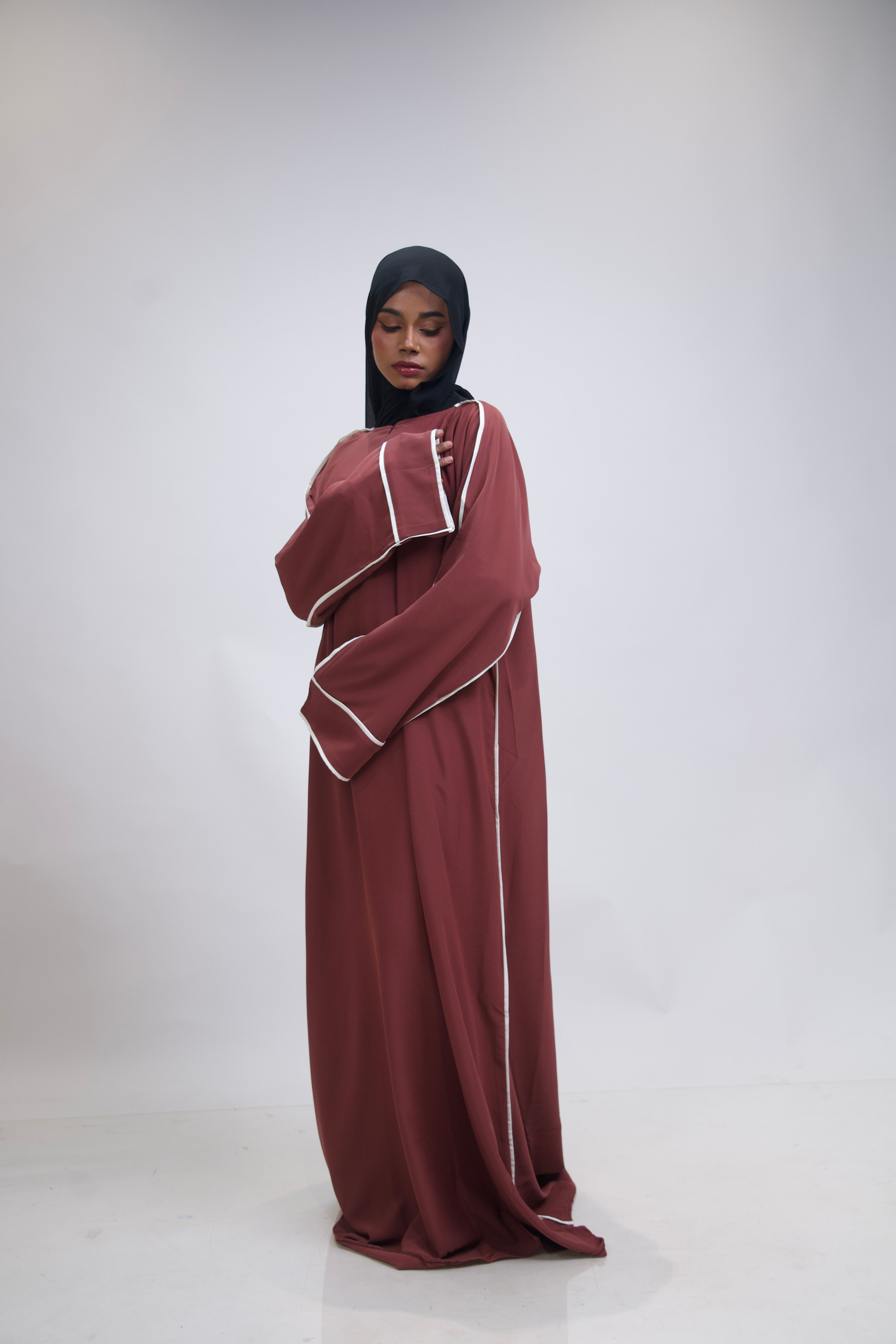BASIC ABAYAH - FRONT ZIP
