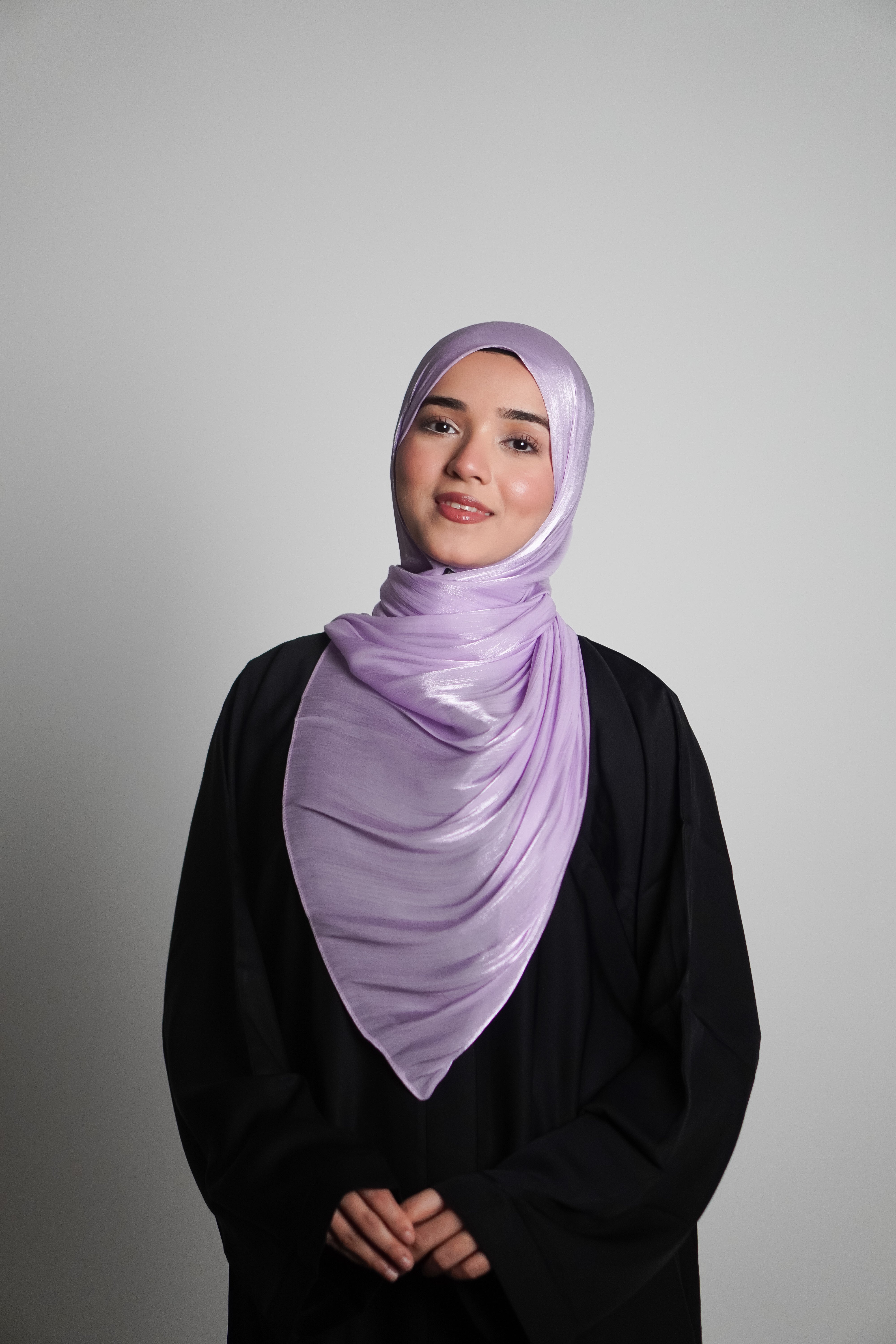Premium Organza Hijab - Lilac Love