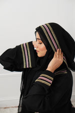 MESBAH ABAYA - Pink & Green