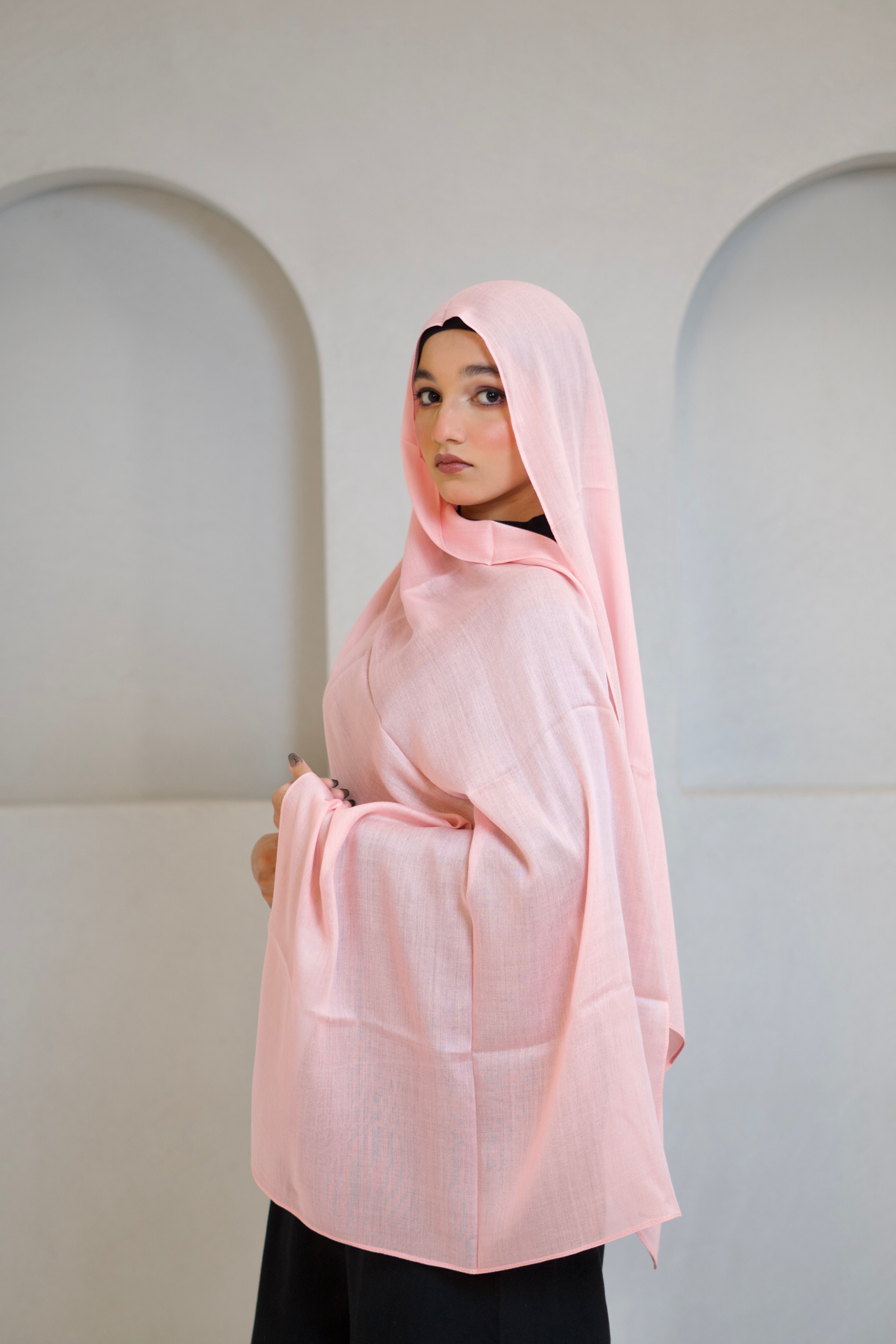 Modal Hijab #32 Pastel Peach