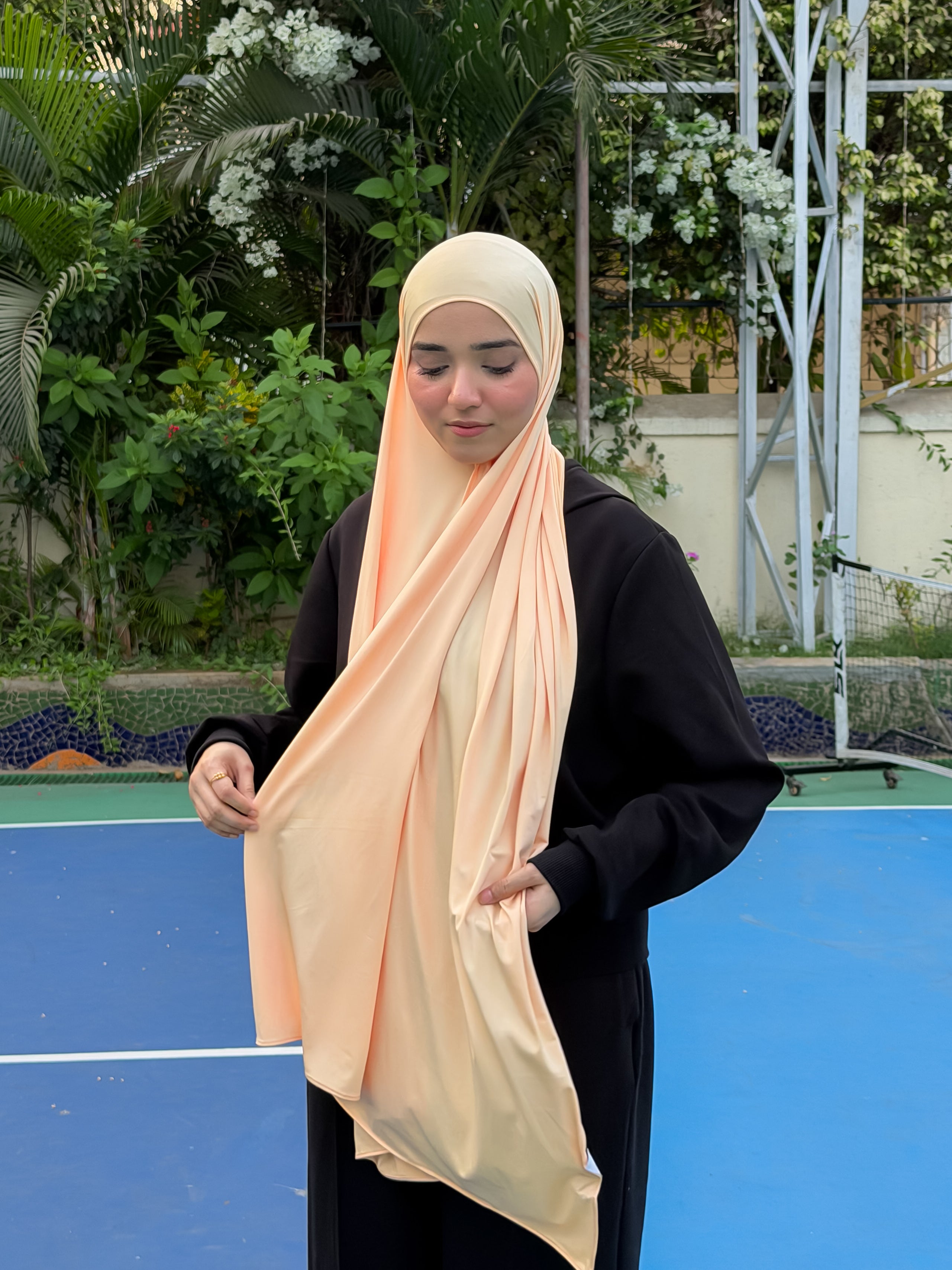 Premium Liquid Jersey - Peach Melon