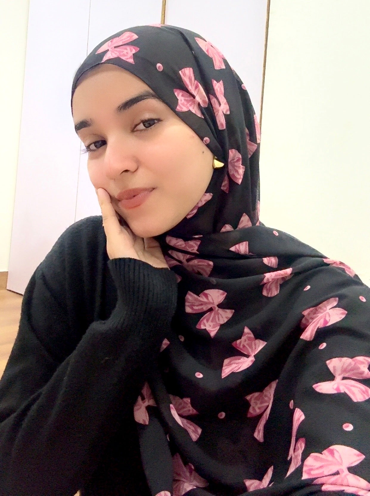BOW PRINT HIJAB