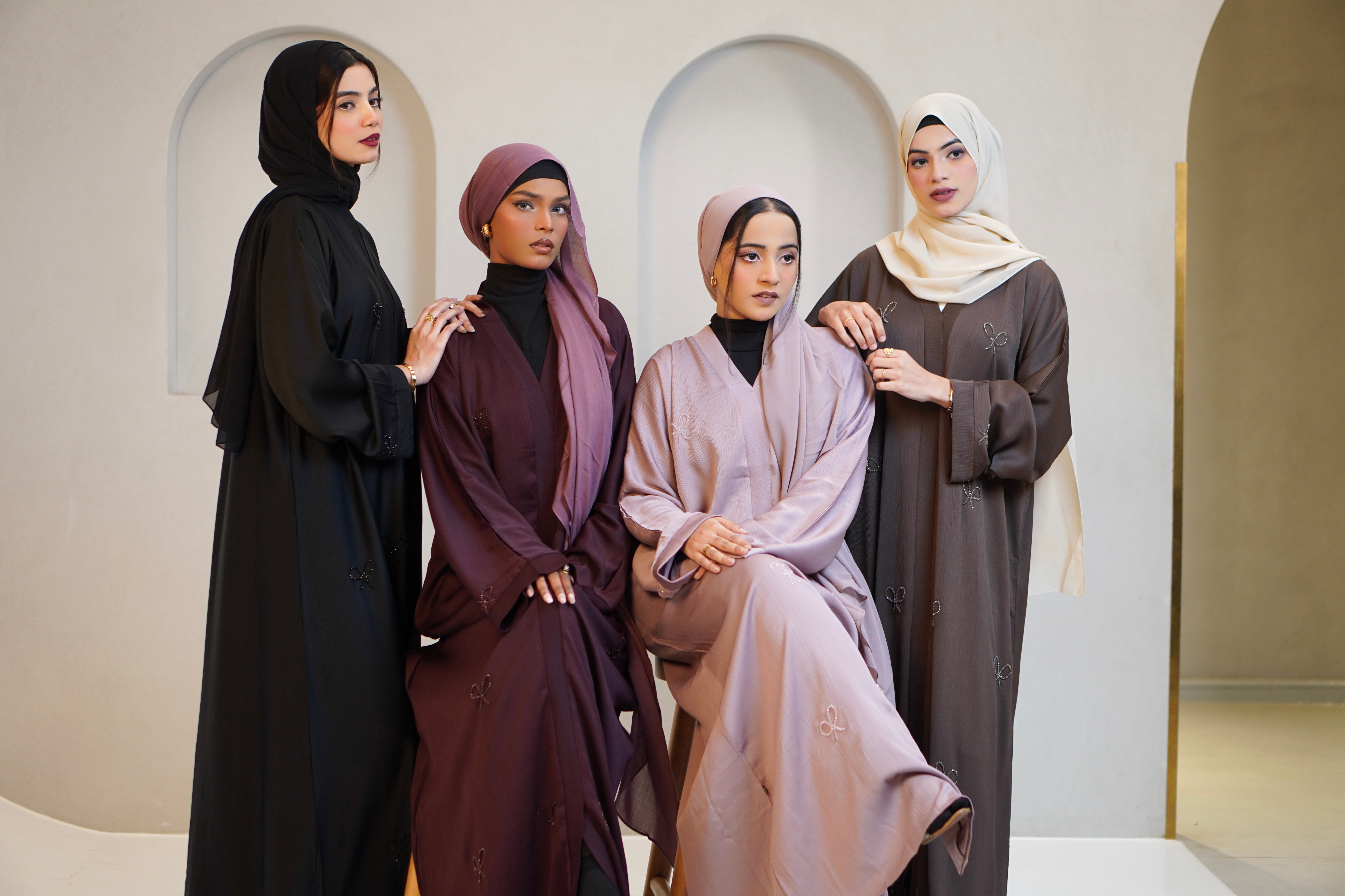 COQUETTE ABAYAH - CHOCOLATE BROWN