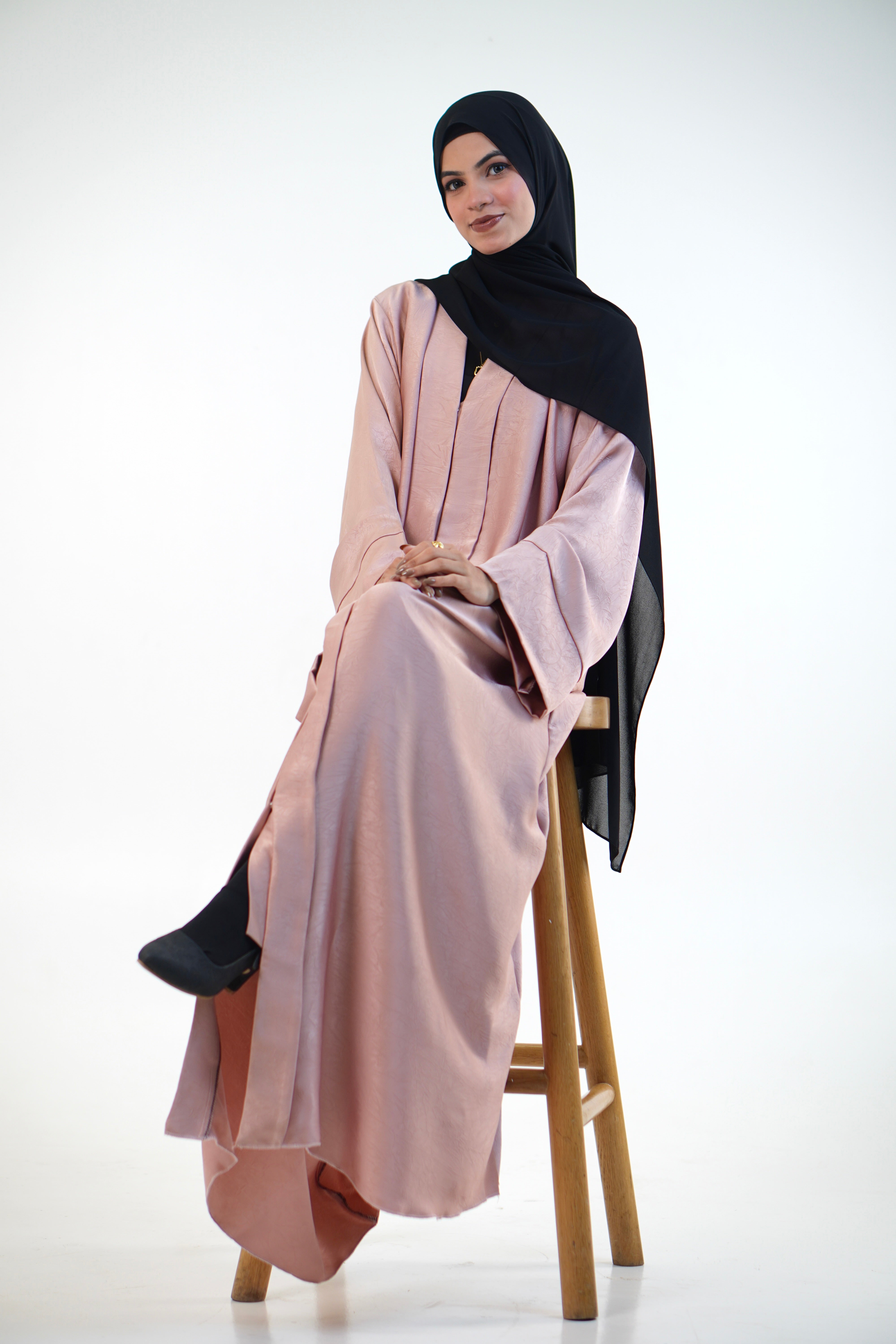 EMAAN ABAYAH - PASTEL PEACH