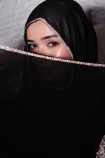 Crystal Hijab - Black