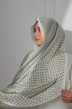 Keffiyeh Hijab - Green