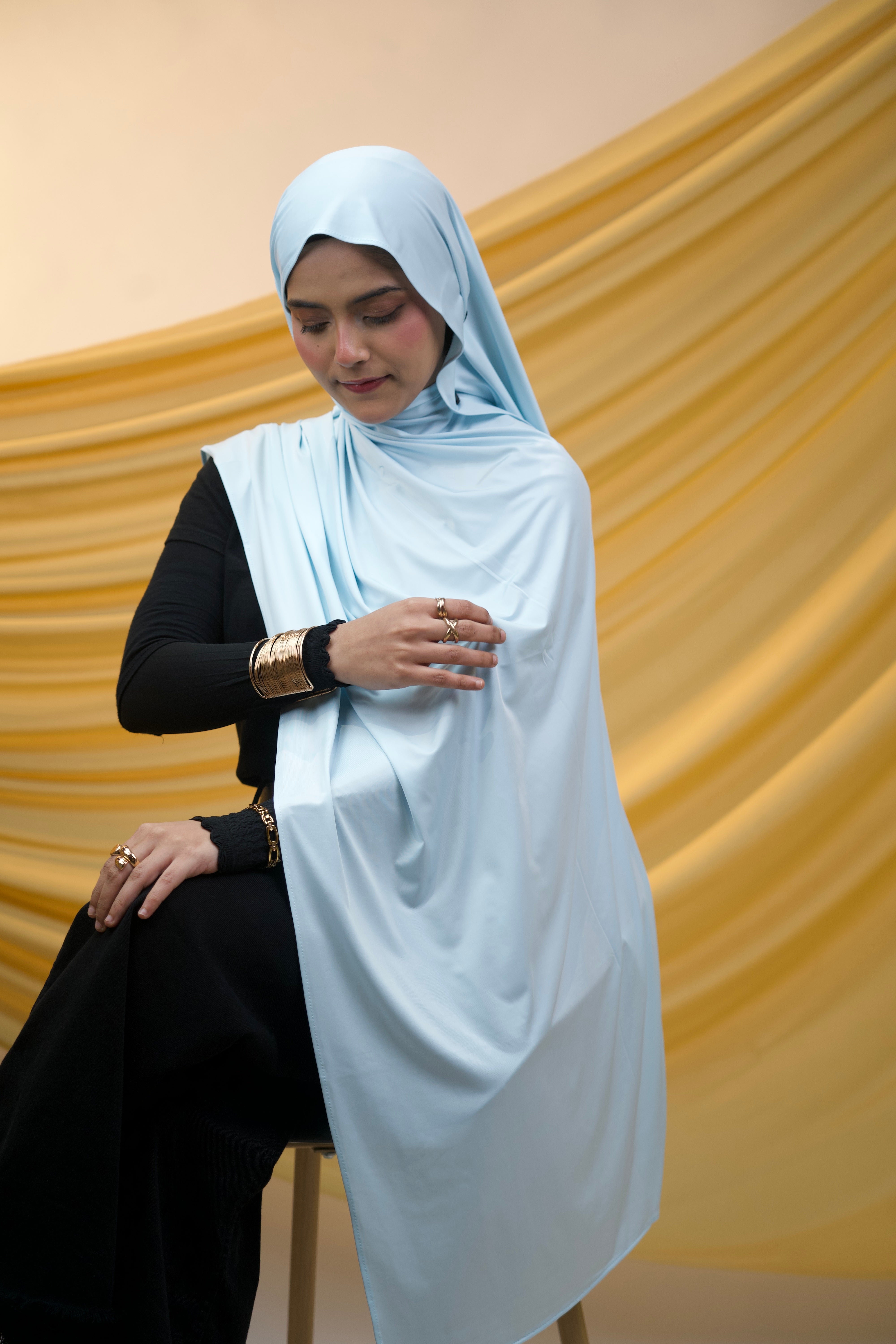 Premium Liquid Jersey - MoonBerry Blue