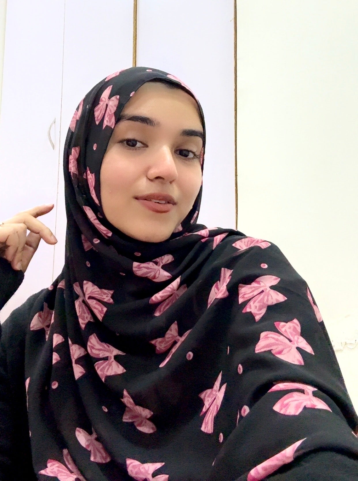 BOW PRINT HIJAB