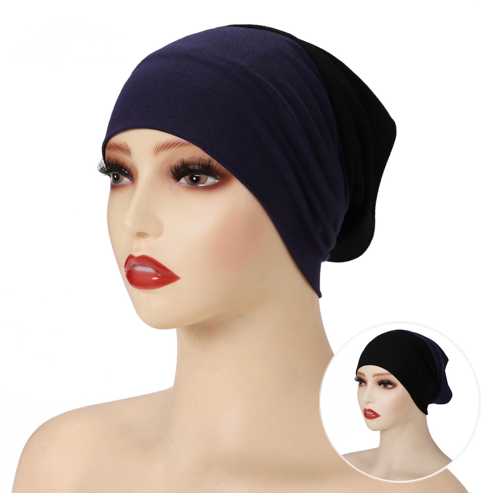 TwoTone Hijab Cap