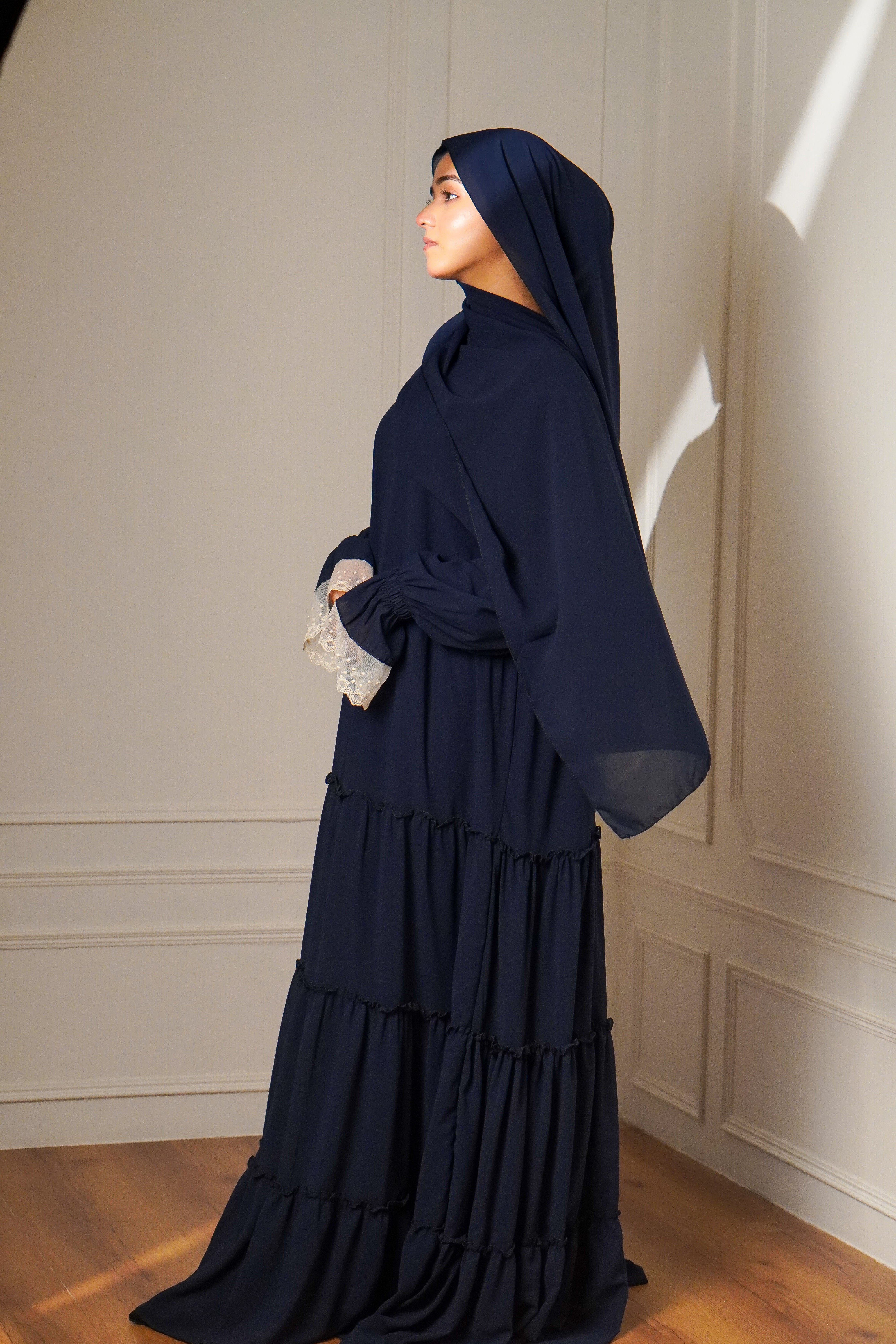 Feriha 2.0 Ruffled Dress - RICH BLUE