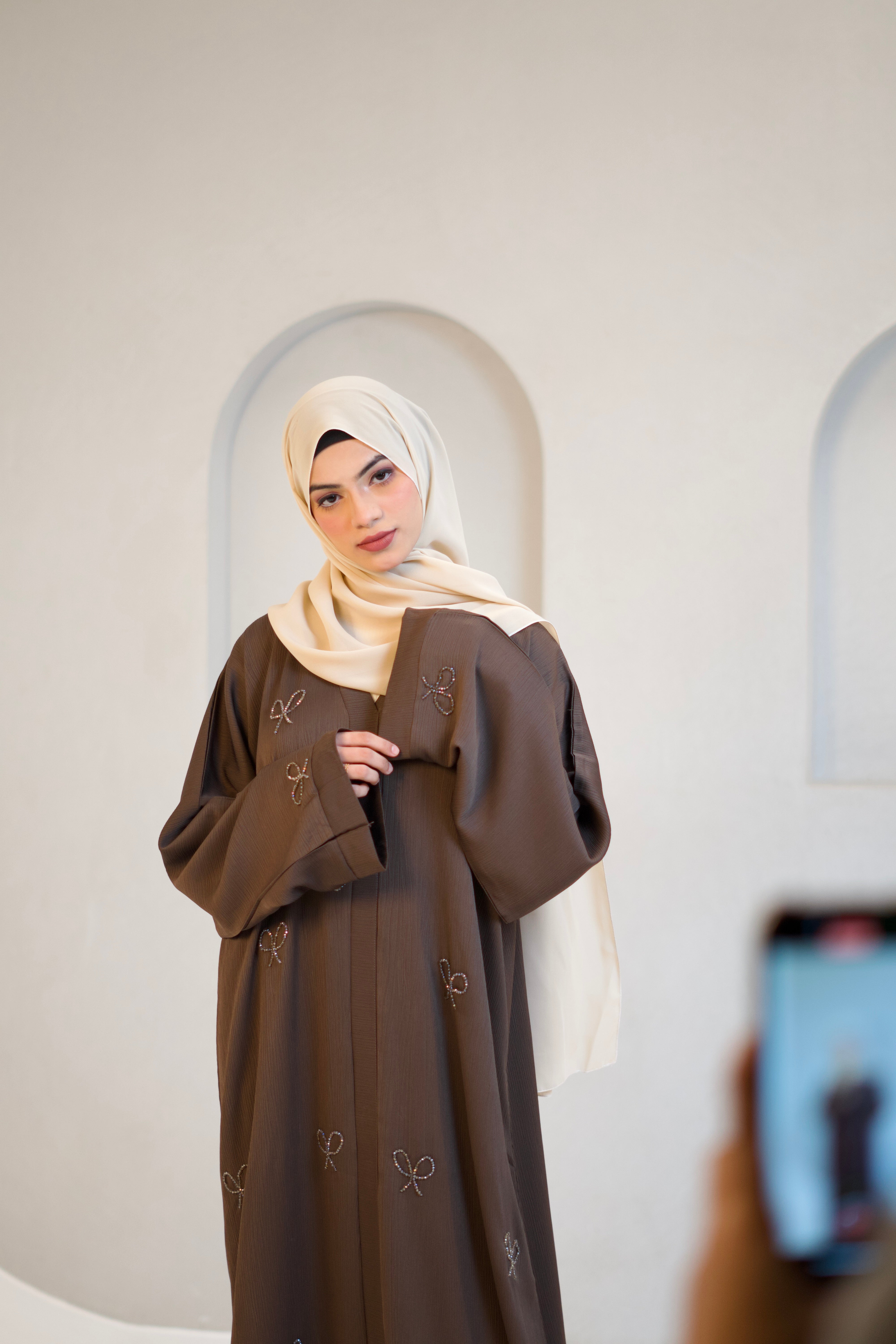 COQUETTE ABAYAH - CHOCOLATE BROWN