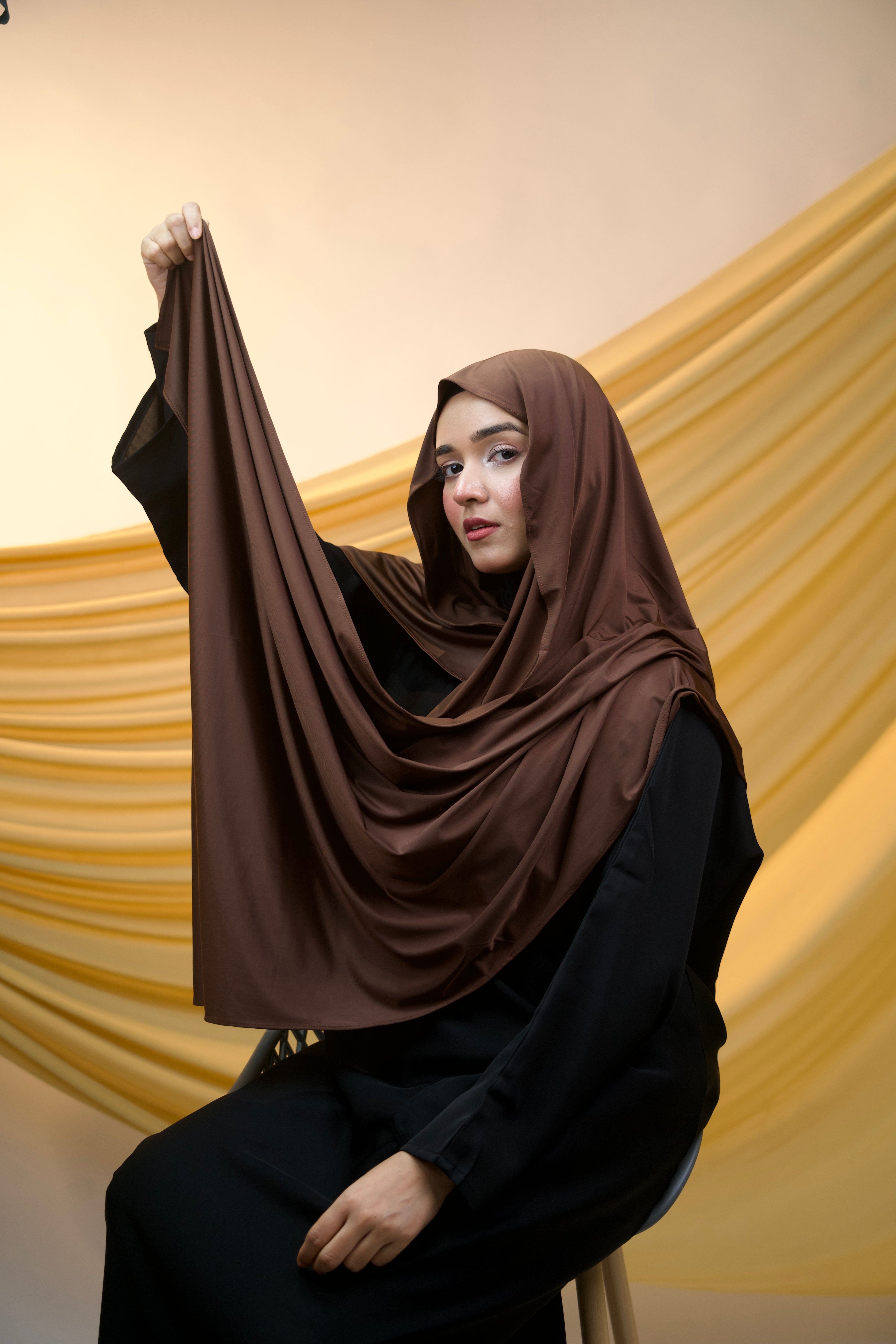 Premium Liquid Jersey - Chocolate Brown