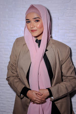 Matching Hijab Set - Baby Pink