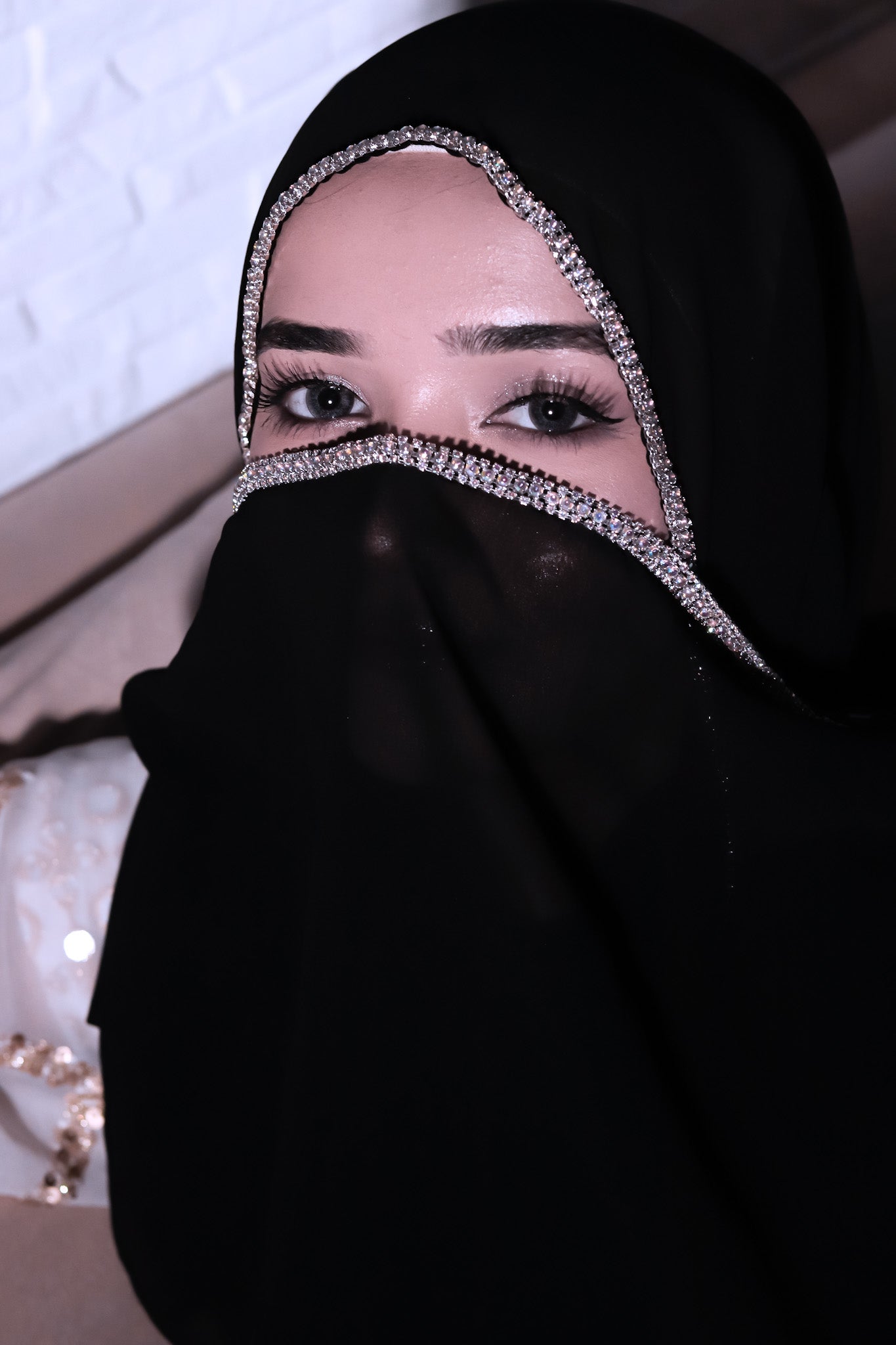 Crystal Hijab - Black