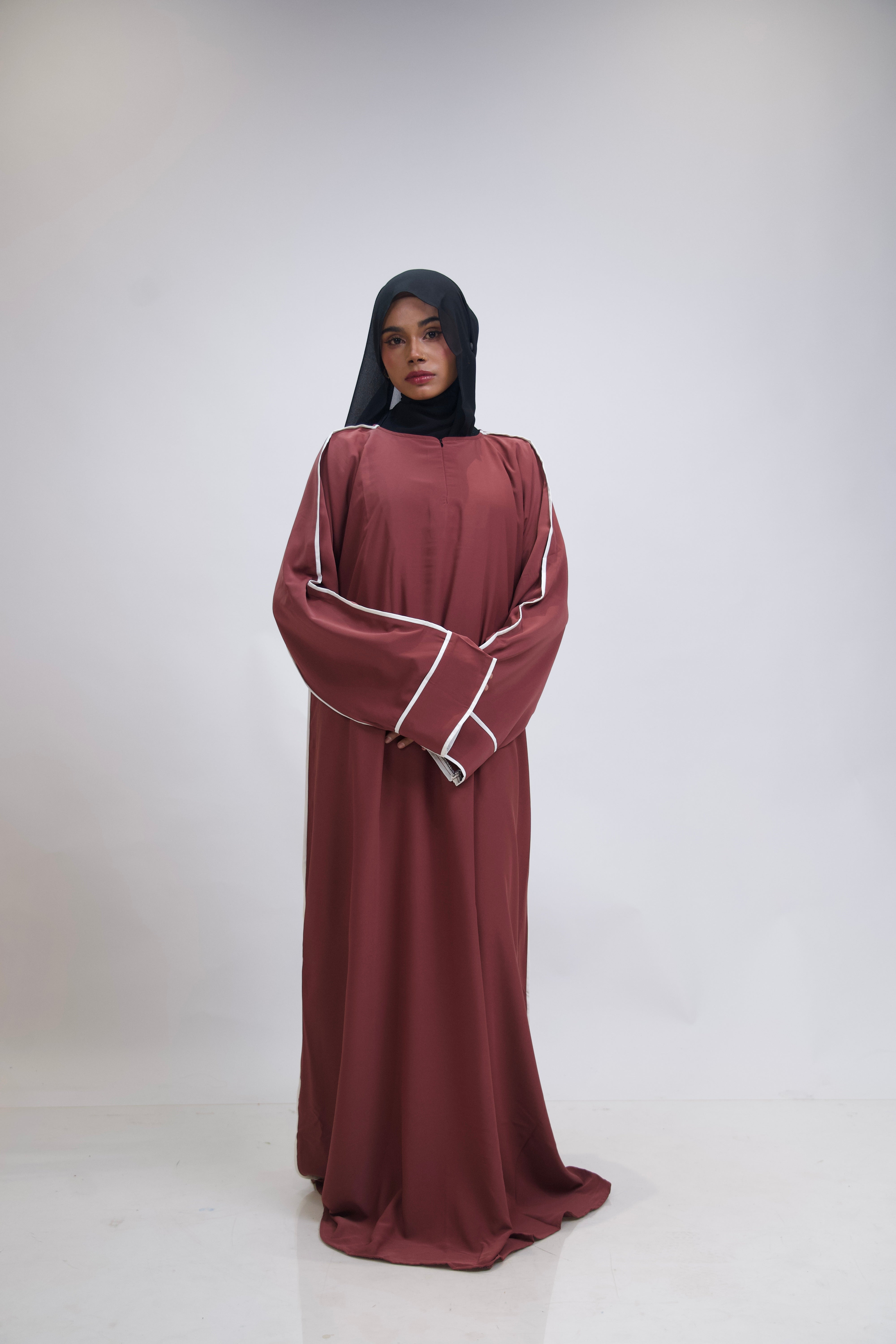 BASIC ABAYAH - FRONT ZIP