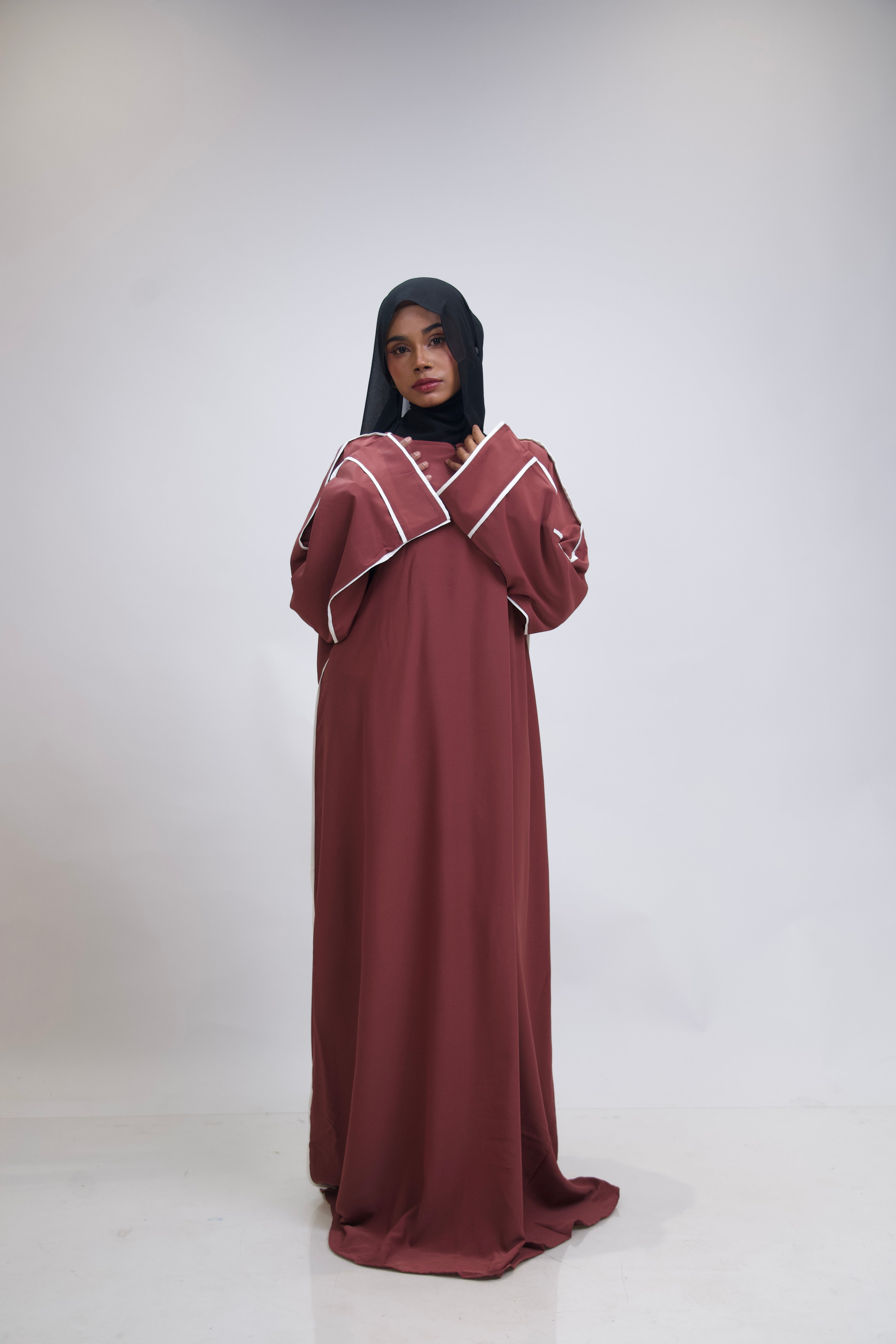 BASIC ABAYAH - FRONT ZIP