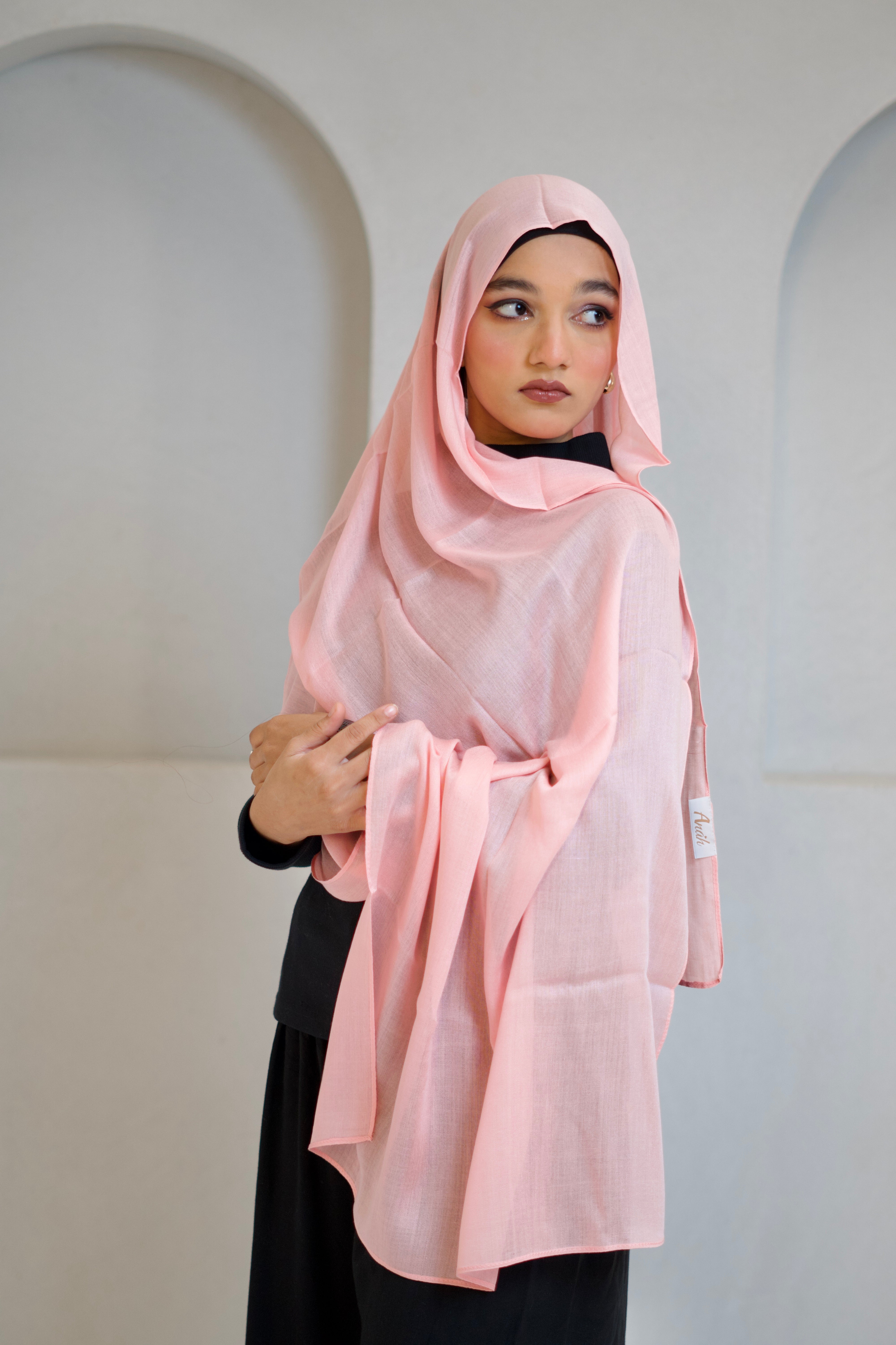 Modal Hijab #32 Pastel Peach