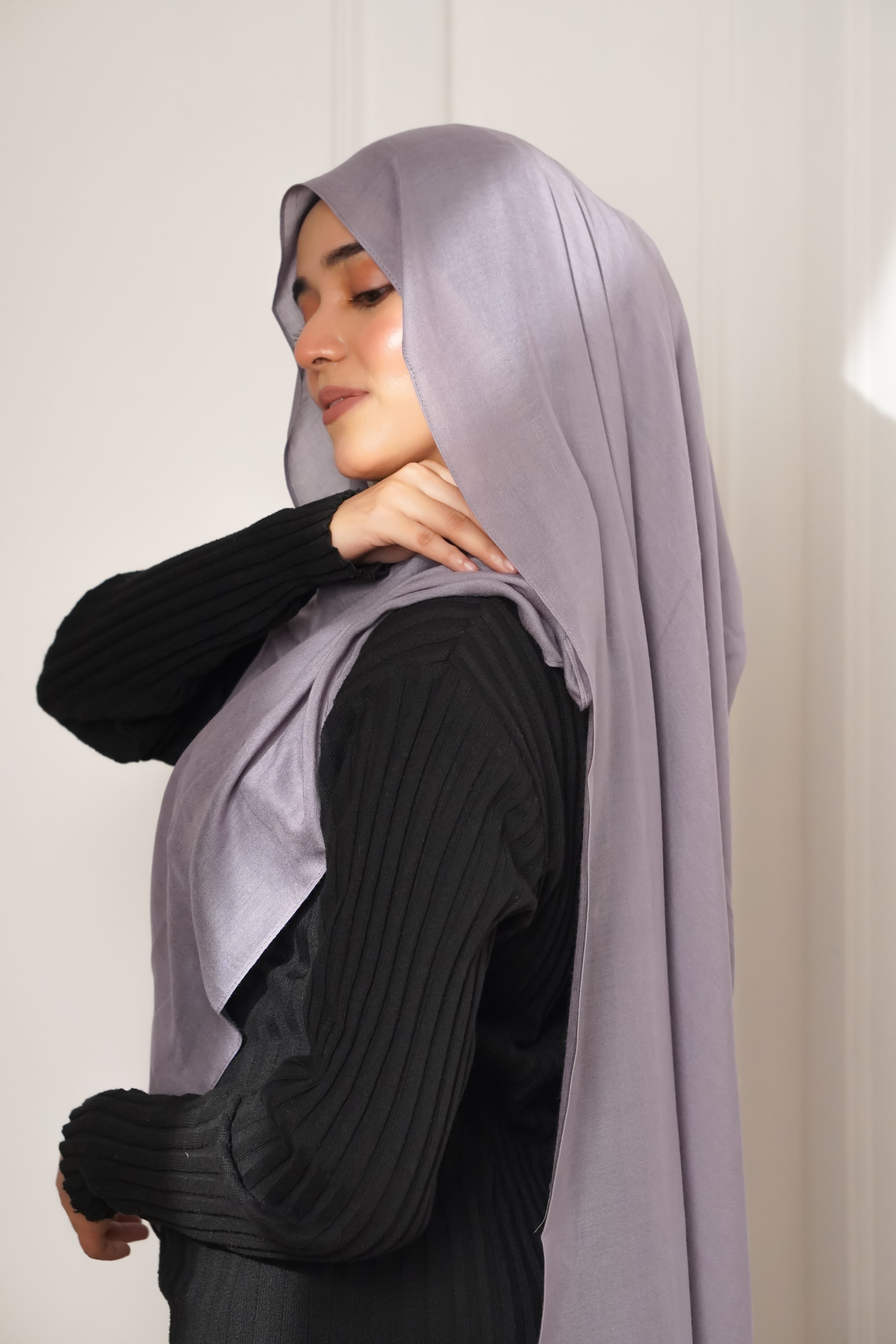Modal Hijab #16 Gray Purple