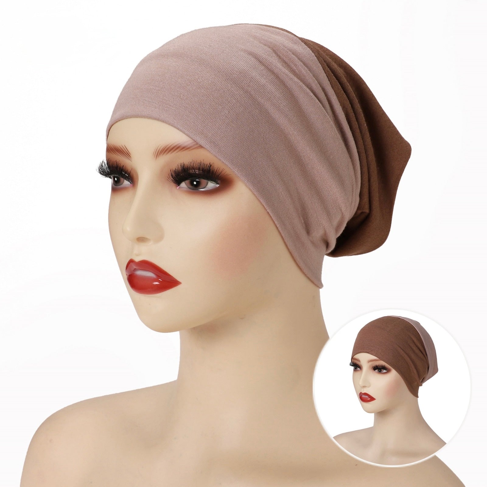 TwoTone Hijab Cap