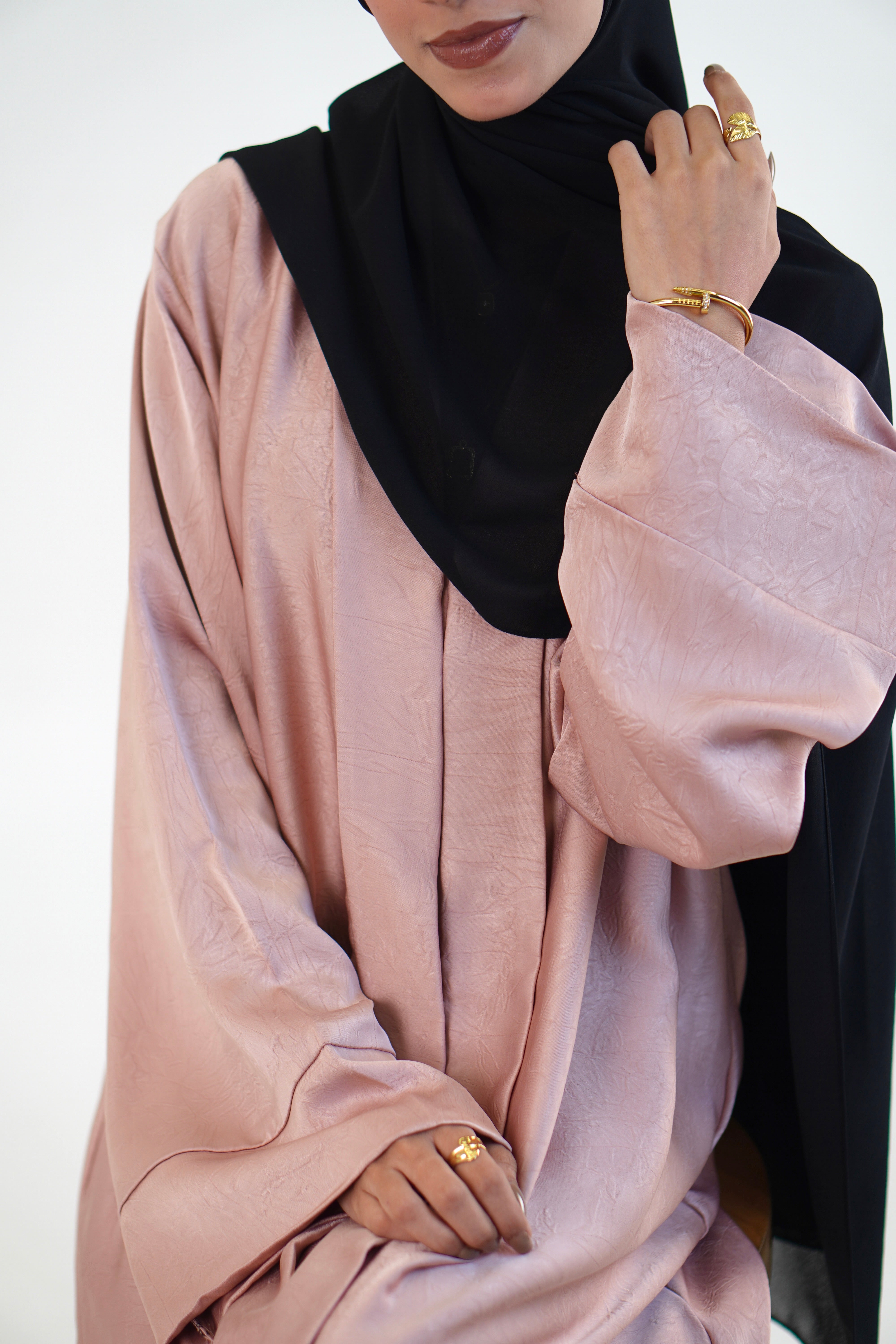 EMAAN ABAYAH - PASTEL PEACH