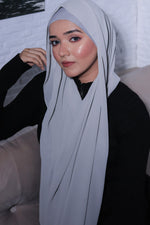 Matching Hijab Set - Grey