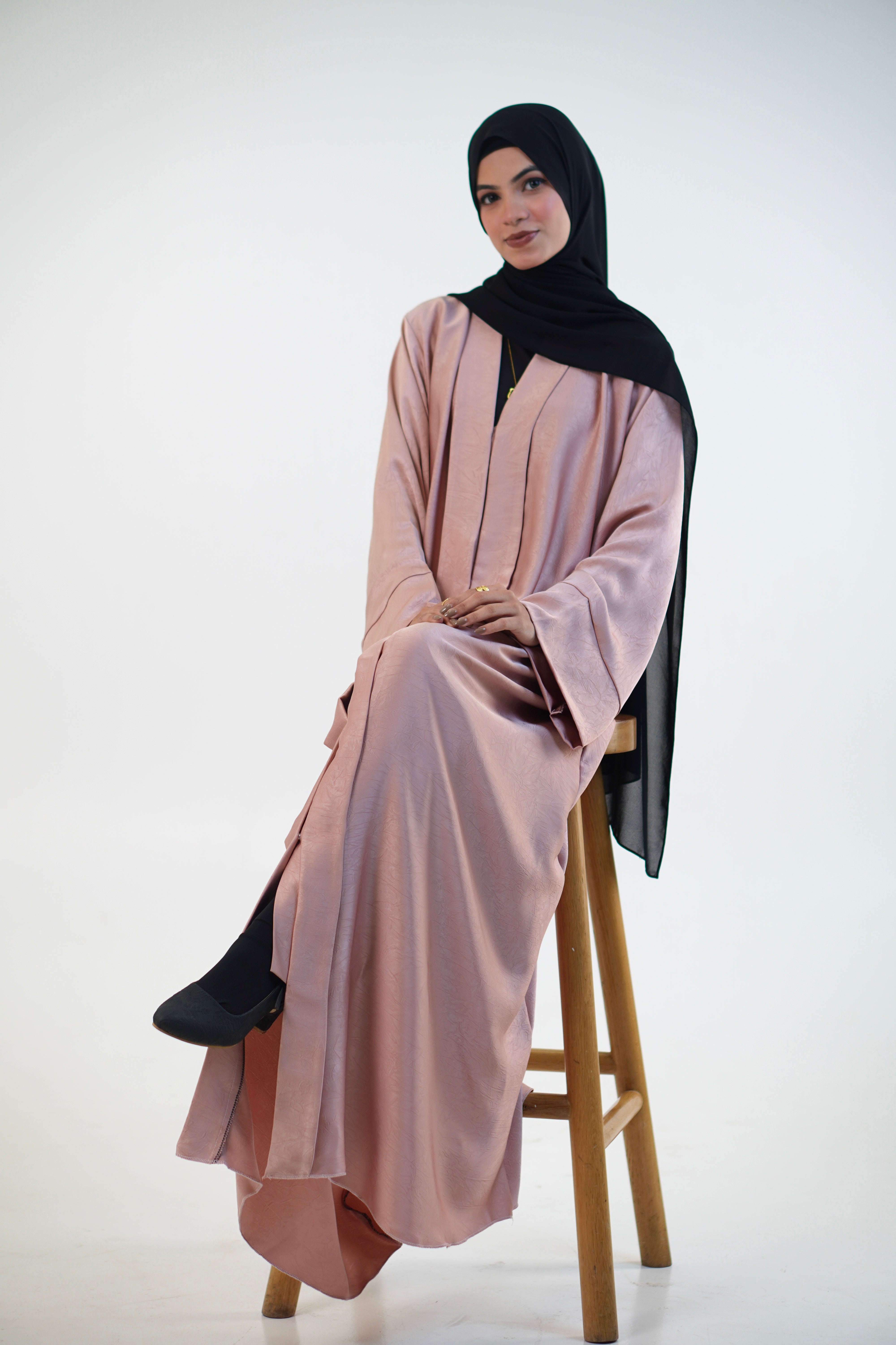 EMAAN ABAYAH - PASTEL PEACH