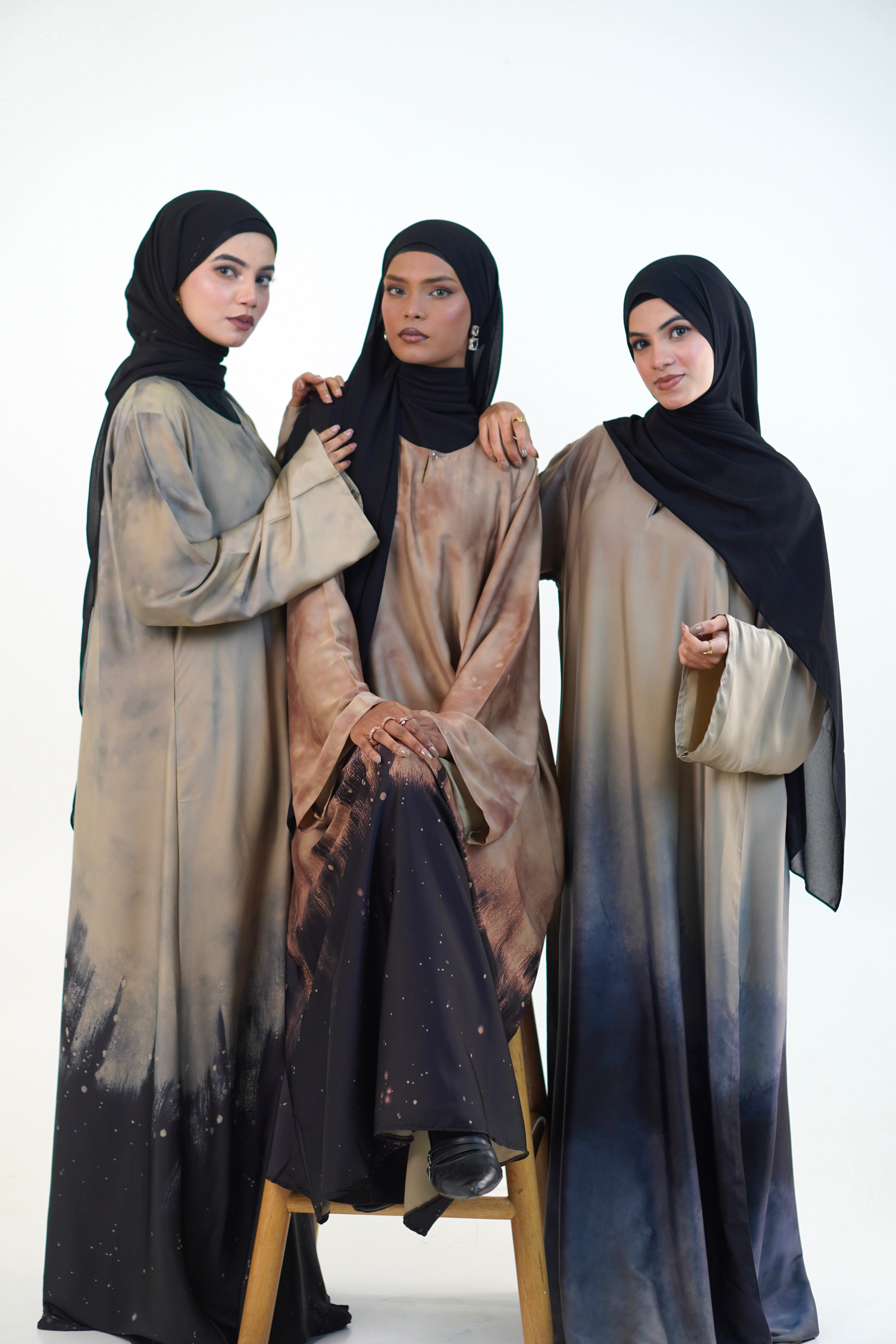 Gradient Abayah - Midnight