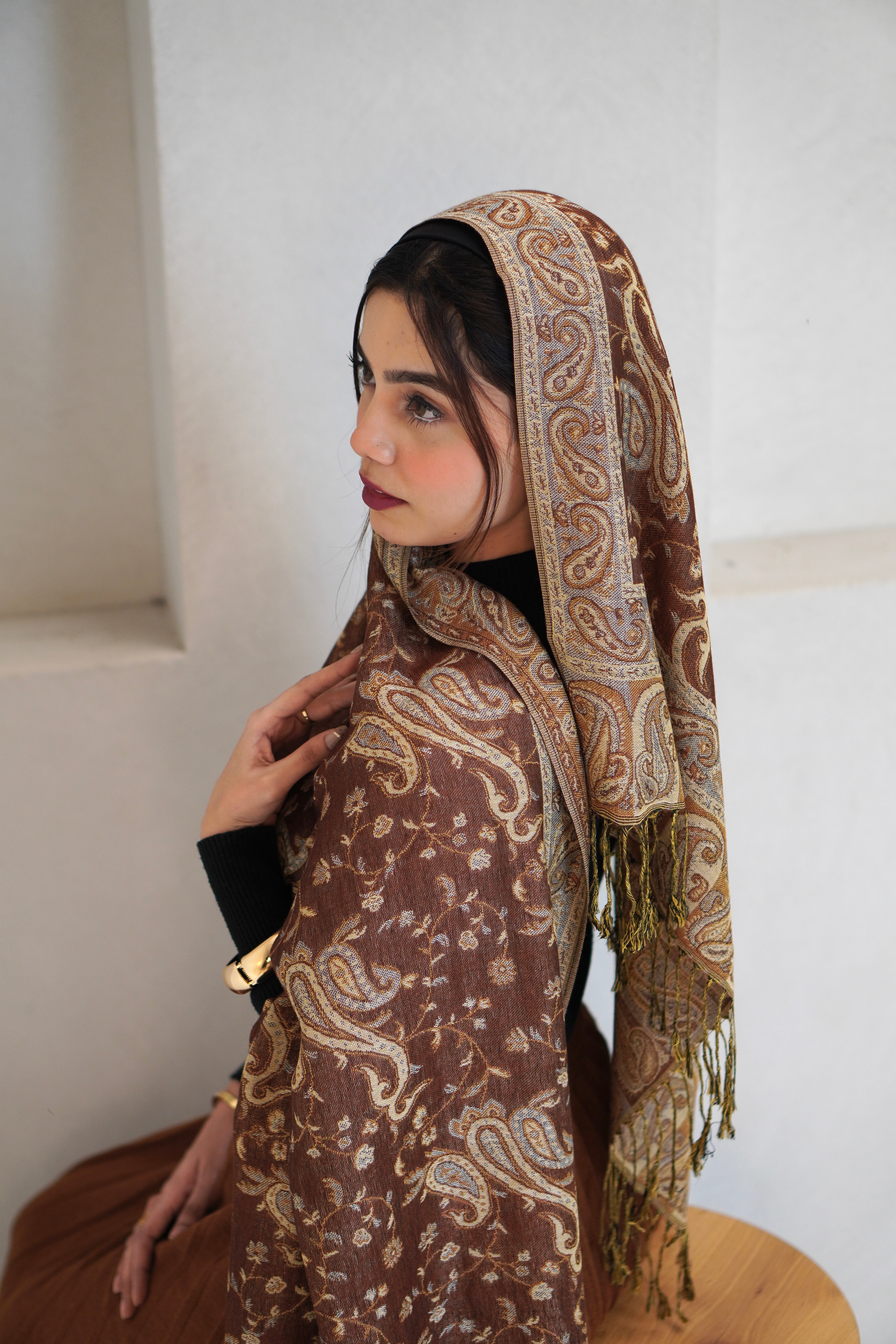 Pashmina Hijab - Amber