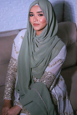 Crystal Hijab - Sage Green