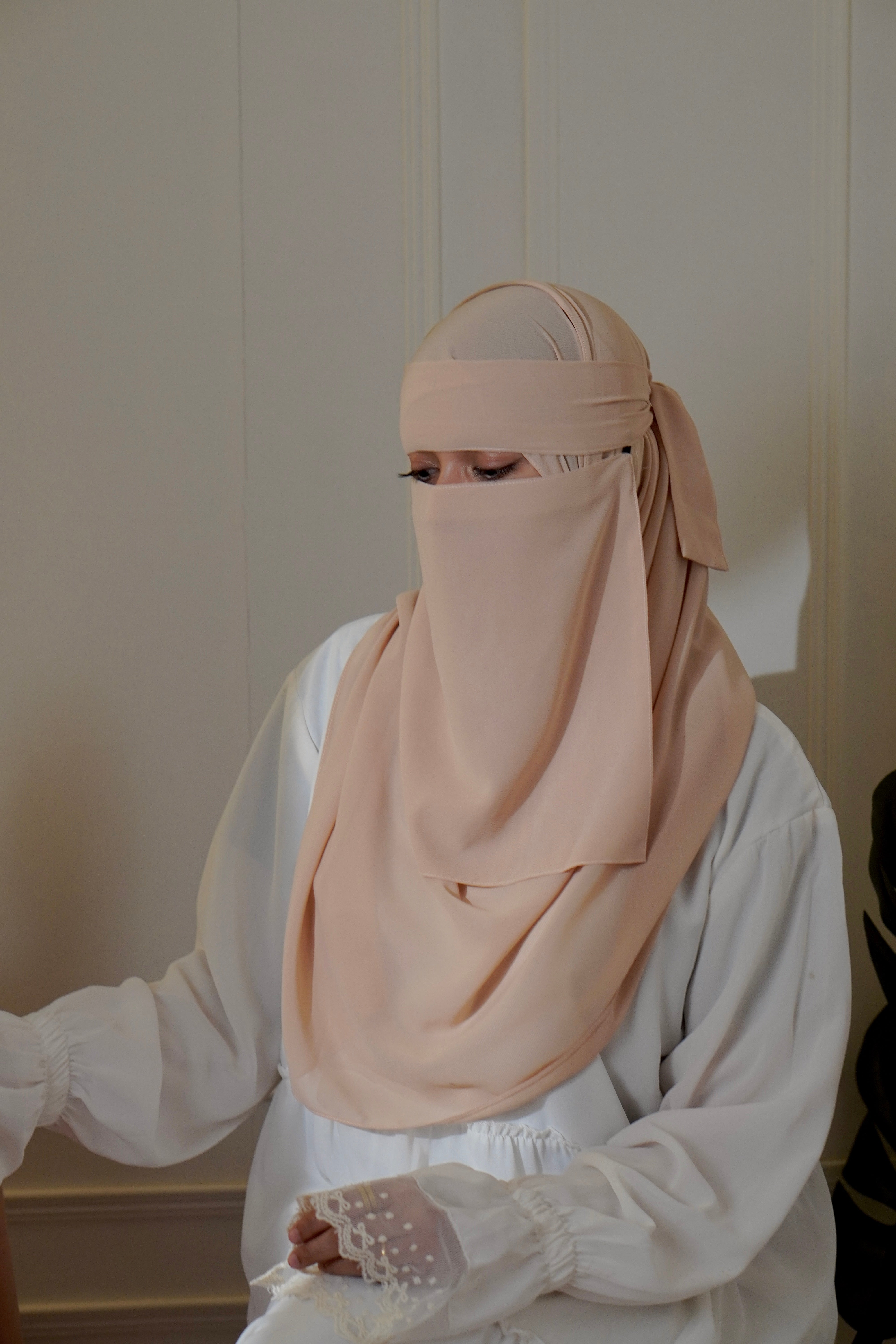 Matching Niqab Set - Beige