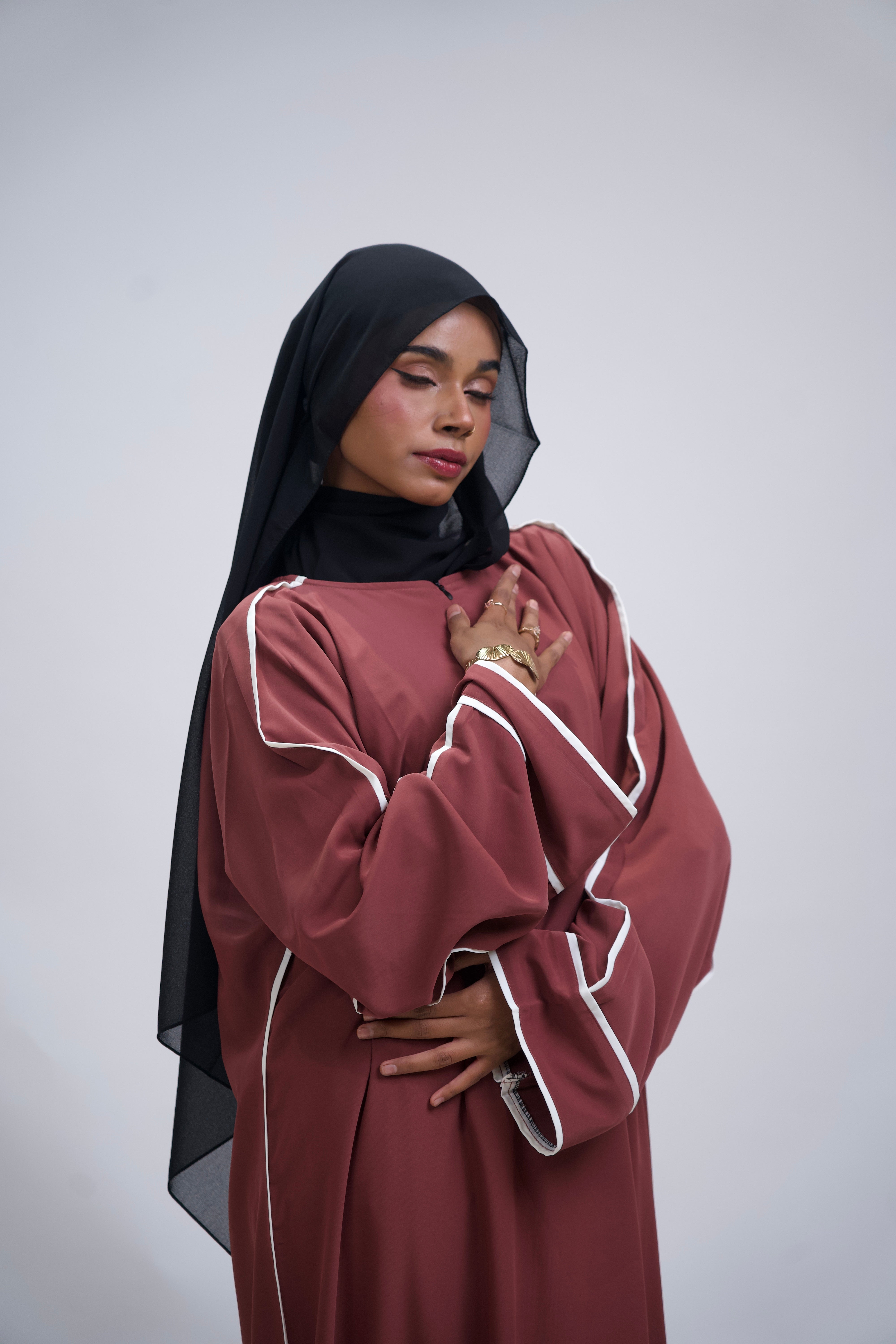 BASIC ABAYAH - FRONT ZIP