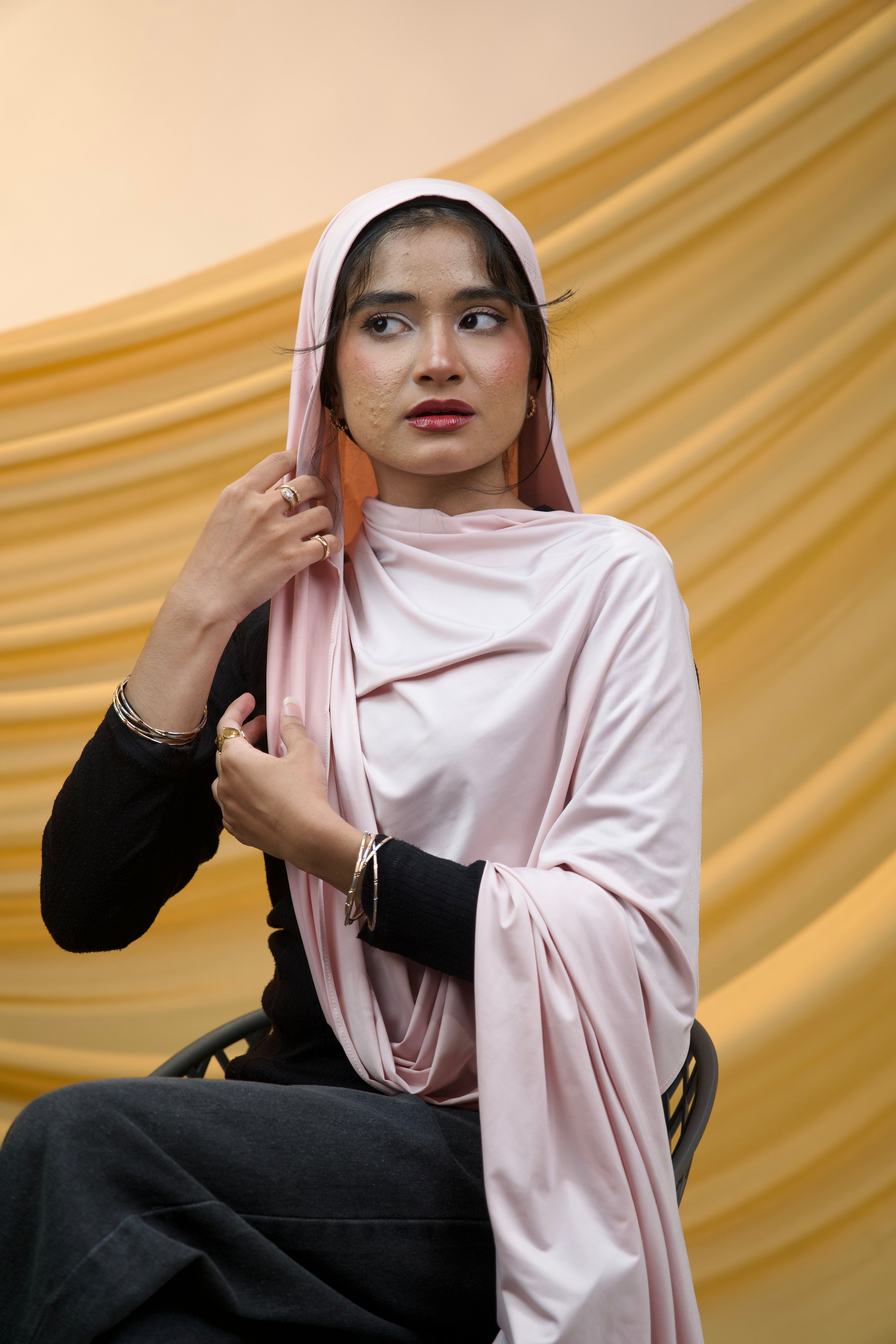 Premium Liquid Jersey - Marshmallow Pink