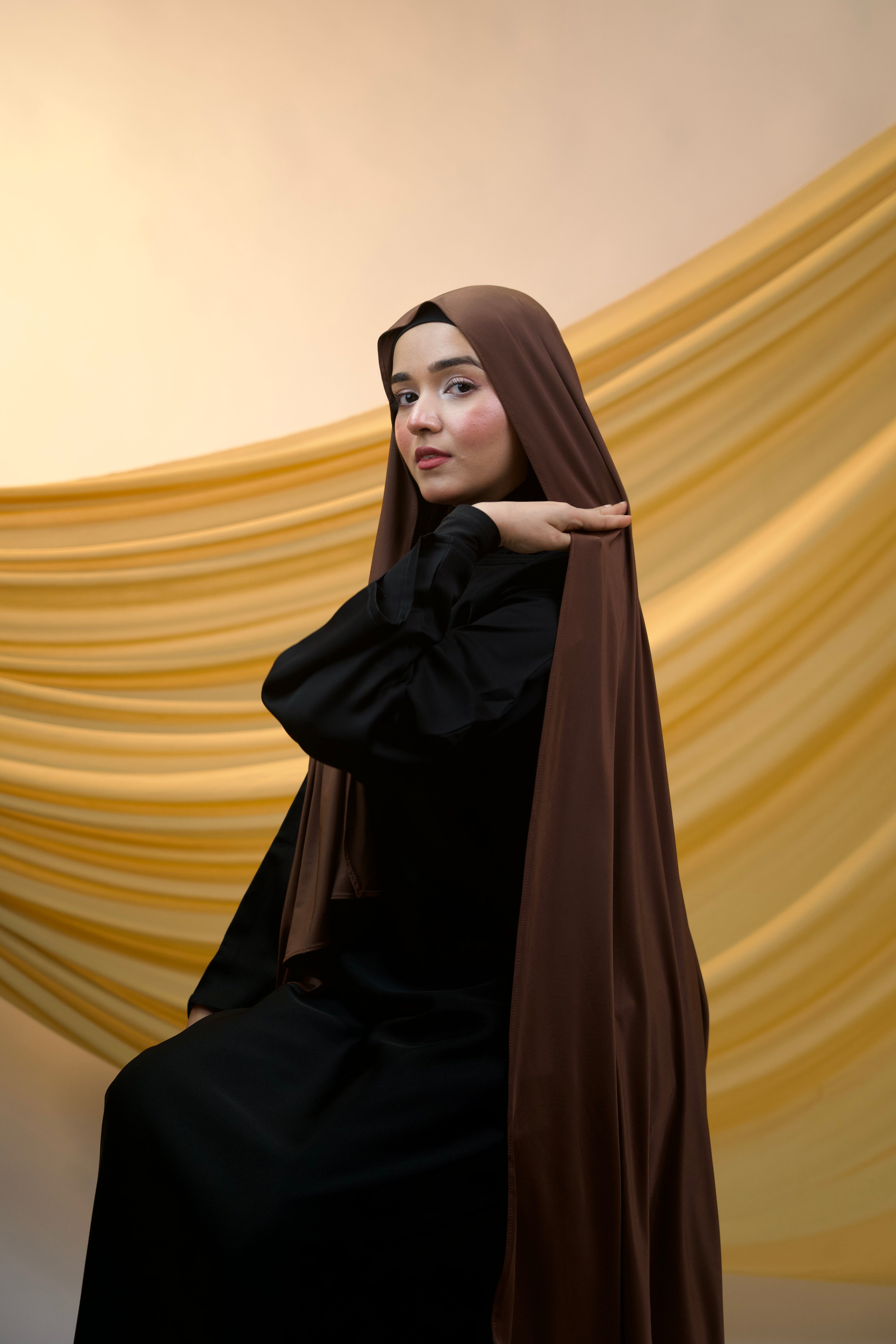 Premium Liquid Jersey - Chocolate Brown