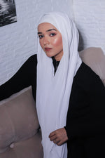 Matching Hijab Set - White