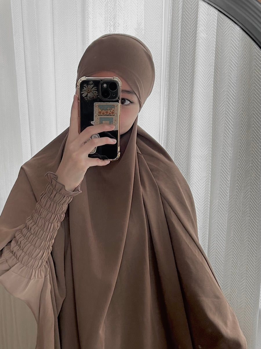 NOOR JILBAB - BUTTER CREPE