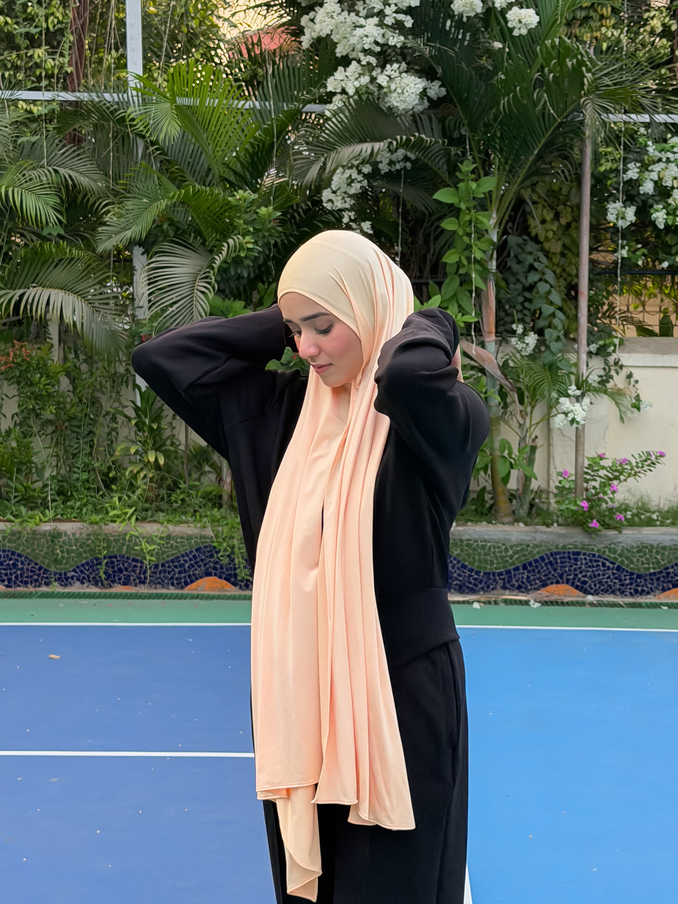 Premium Liquid Jersey - Peach Melon