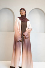 Ombrè Shimmer Abayah - Sunset