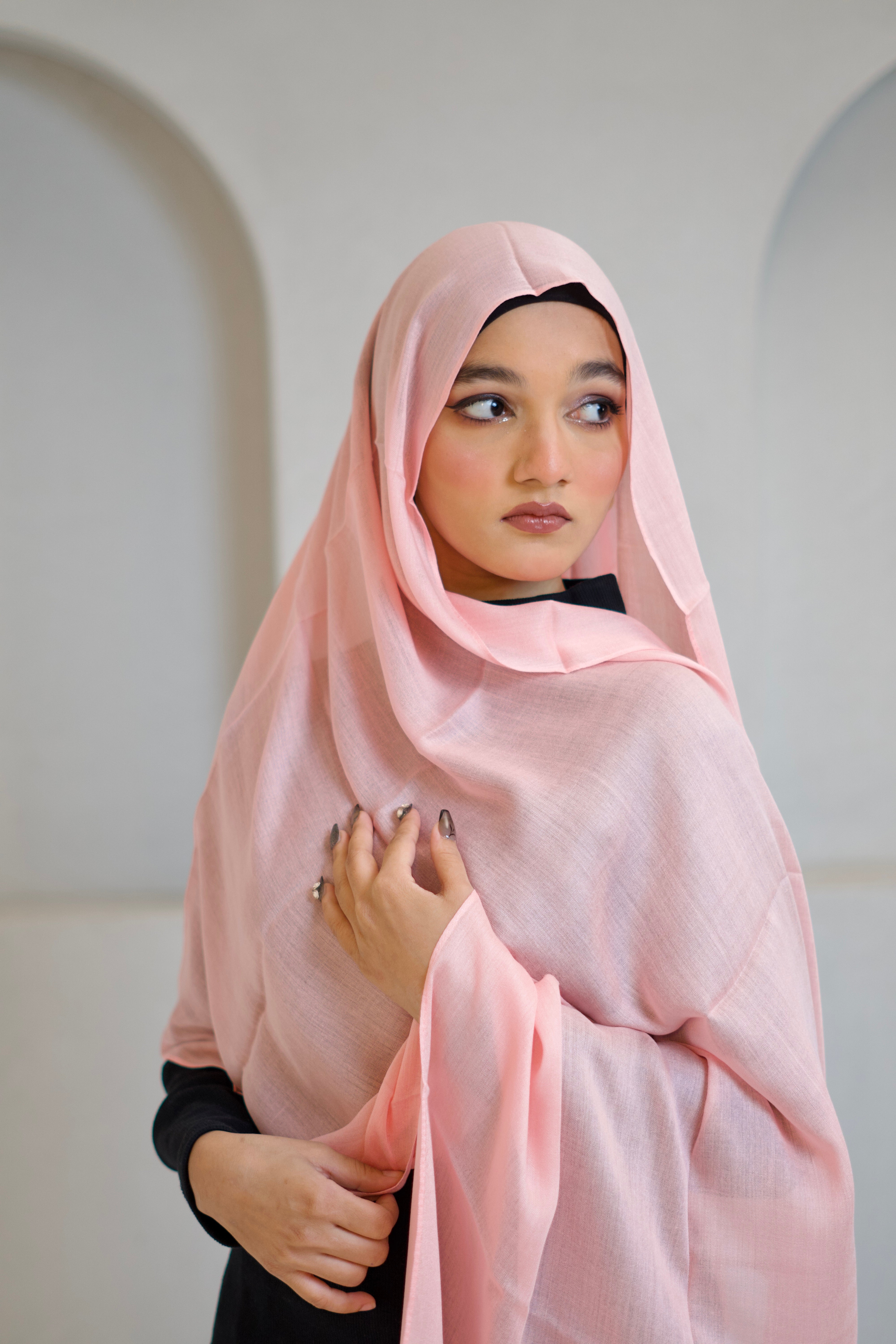 Modal Hijab #32 Pastel Peach