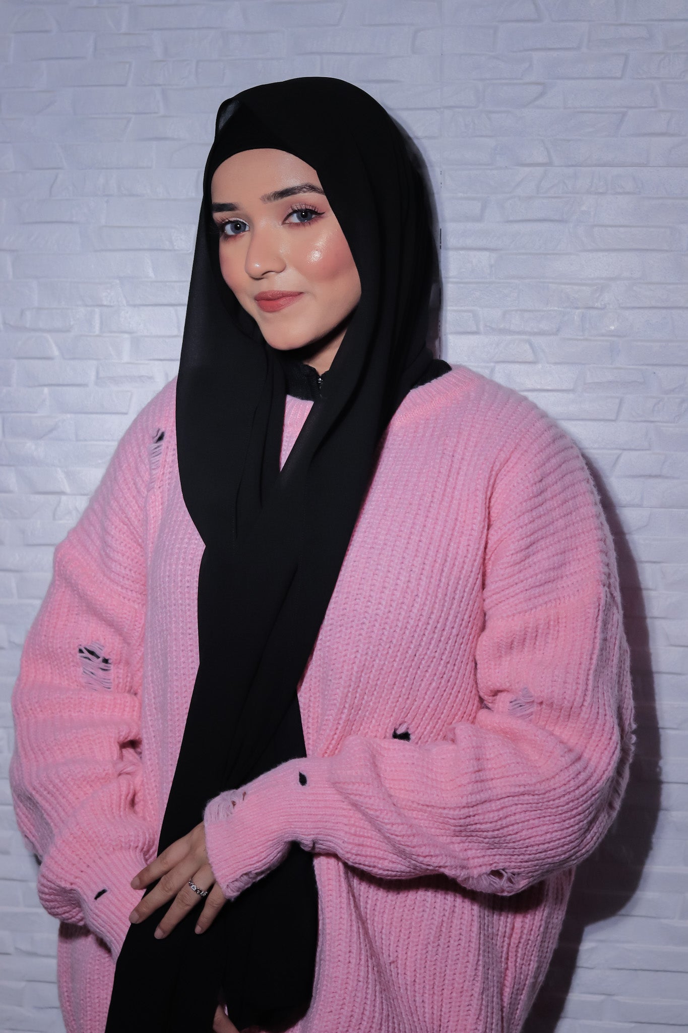 Matching Hijab Set - Black