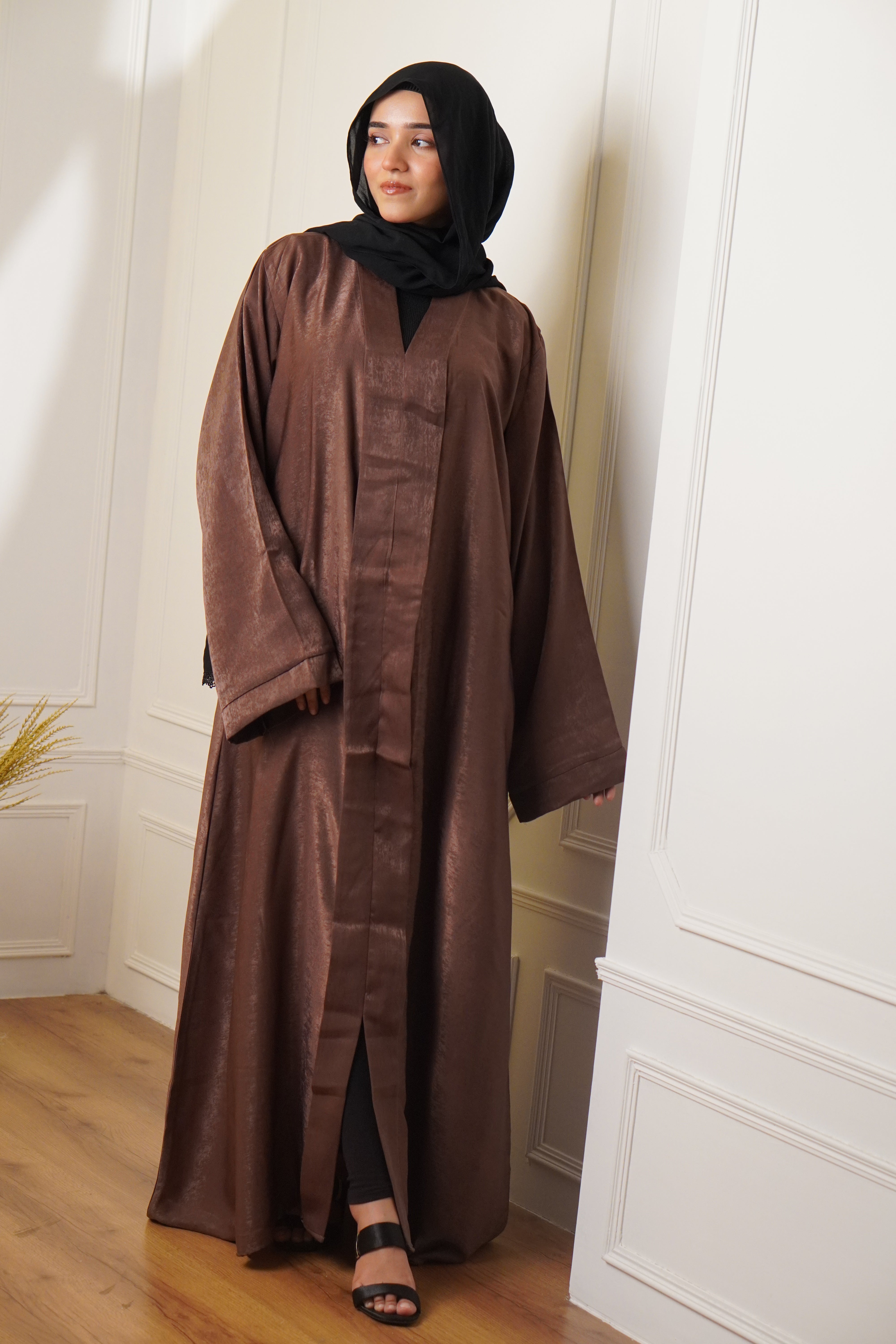 VELVET TOUCH ABAYAH - MAUVE