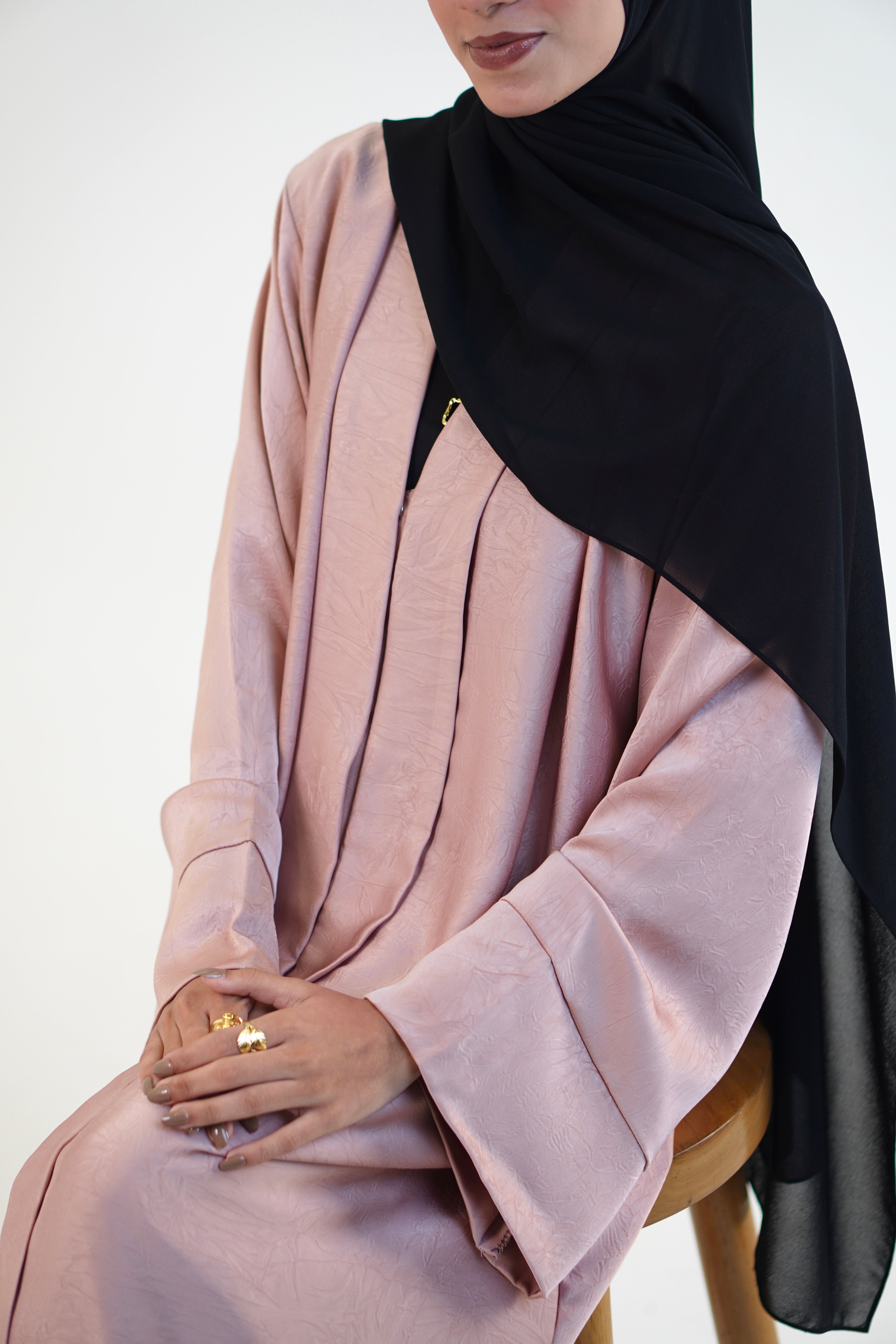 EMAAN ABAYAH - PASTEL PEACH