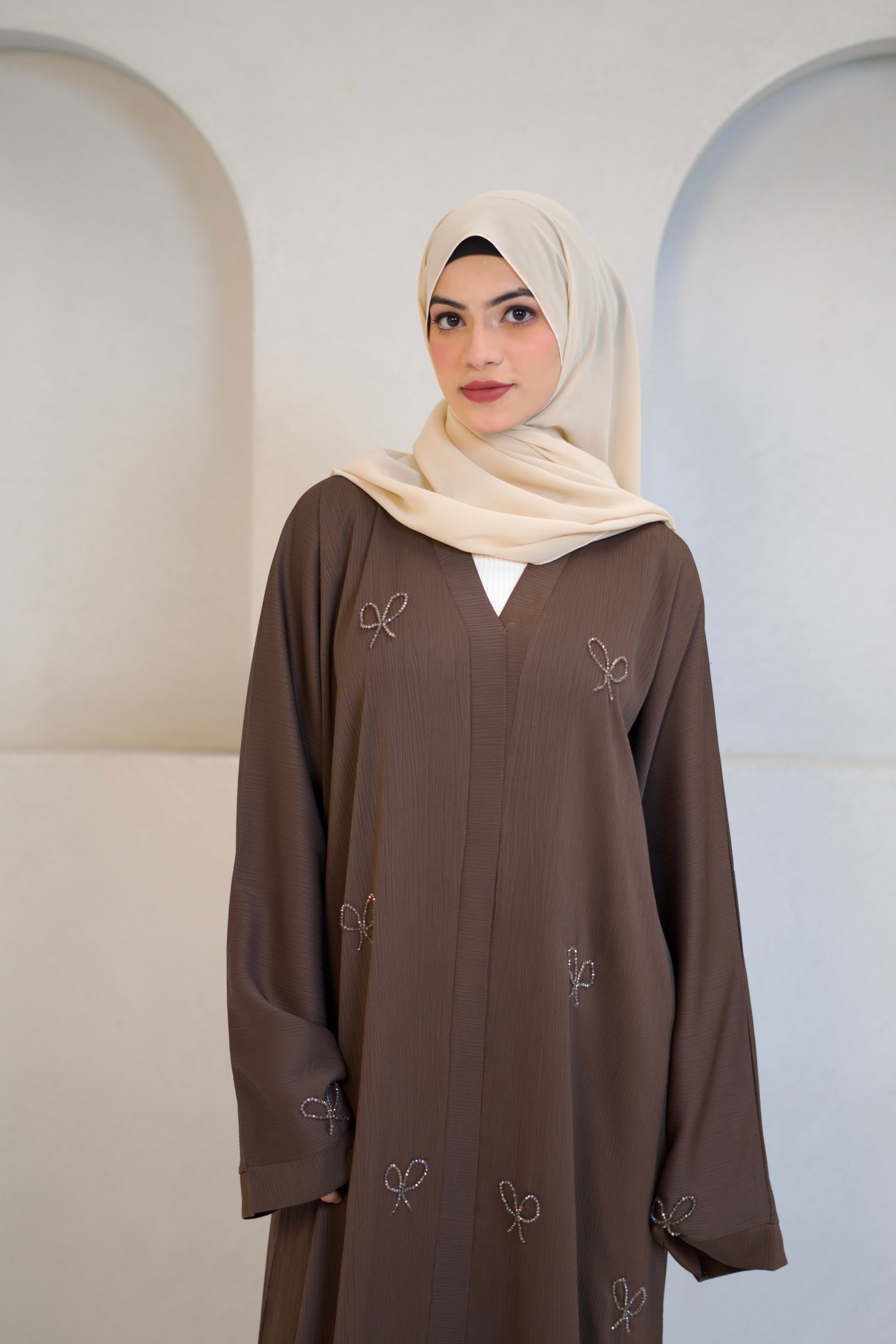 COQUETTE ABAYAH - CHOCOLATE BROWN